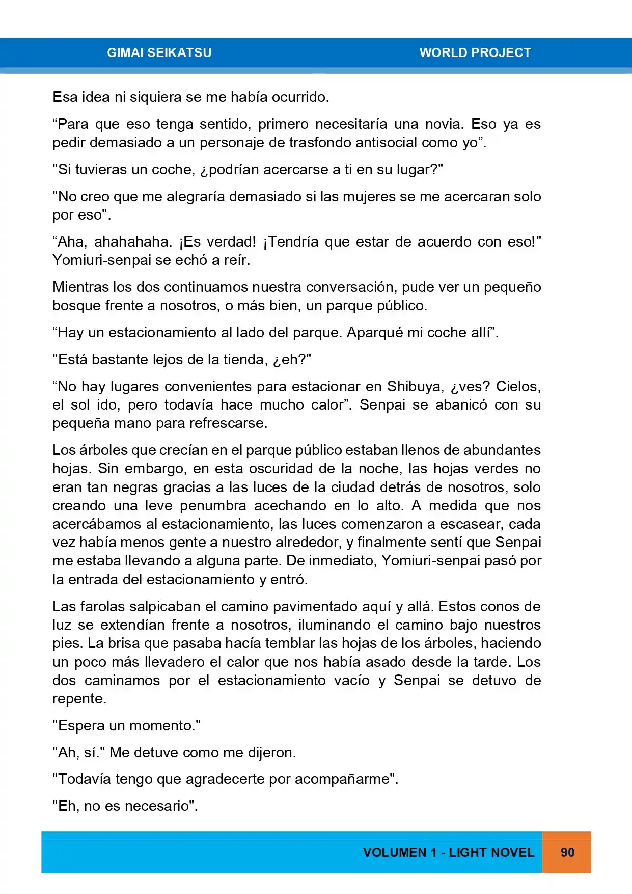 Gimai Seikatsu (Novela) - Capítulo 14 - Página 22 - LectorTMOo