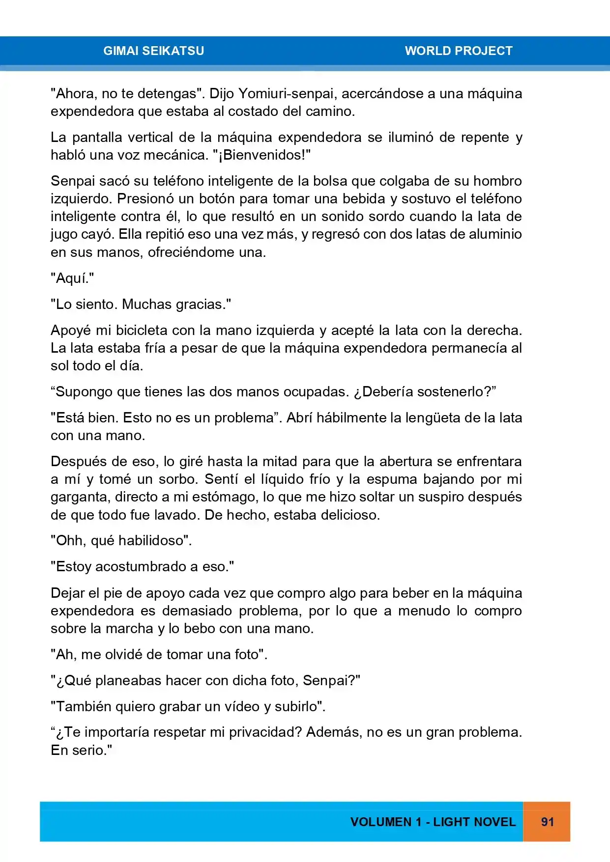 Gimai Seikatsu (Novela) - Capítulo 14 - Página 23 - LectorTMOo