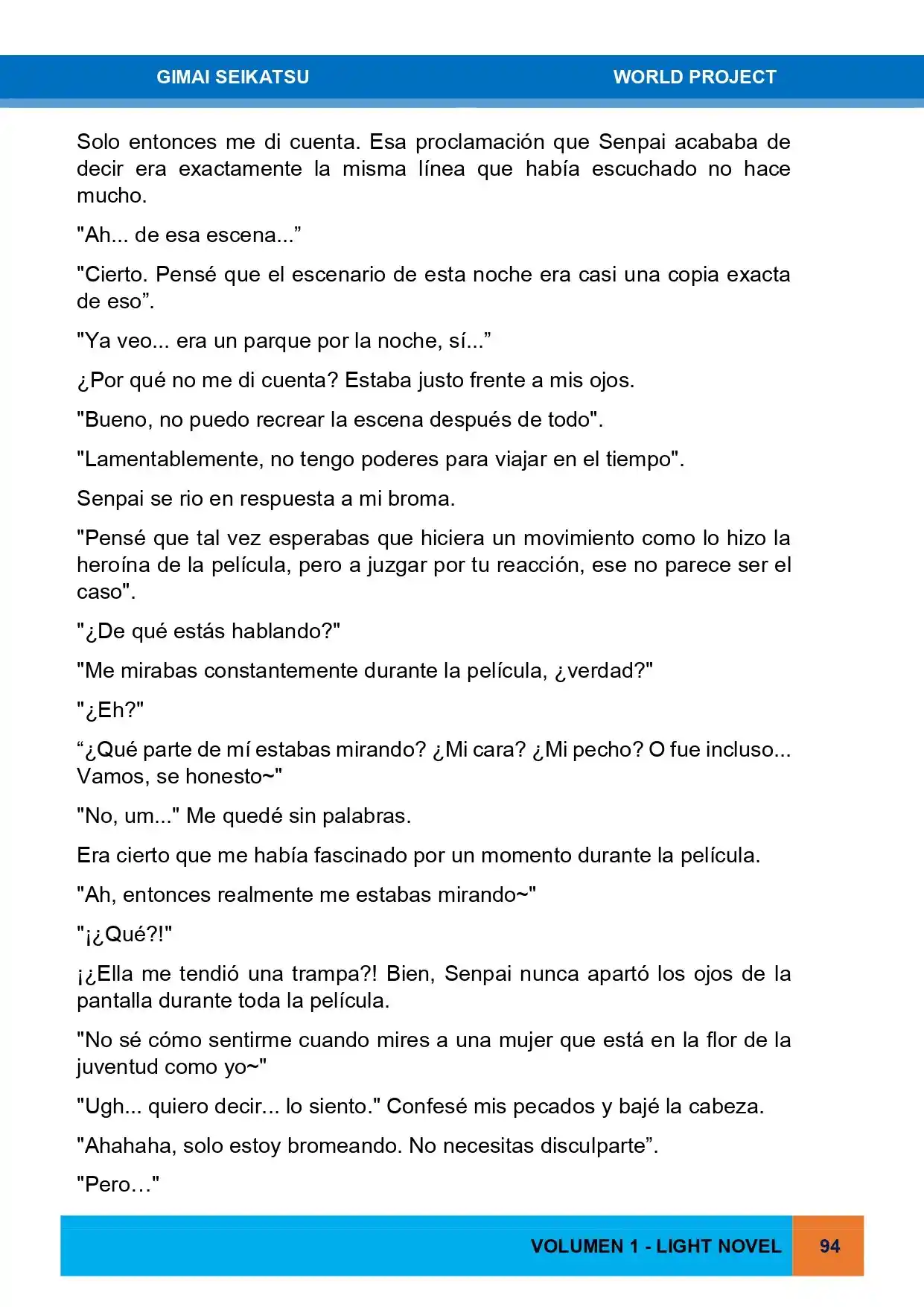 Gimai Seikatsu (Novela) - Capítulo 14 - Página 26 - LectorTMOo