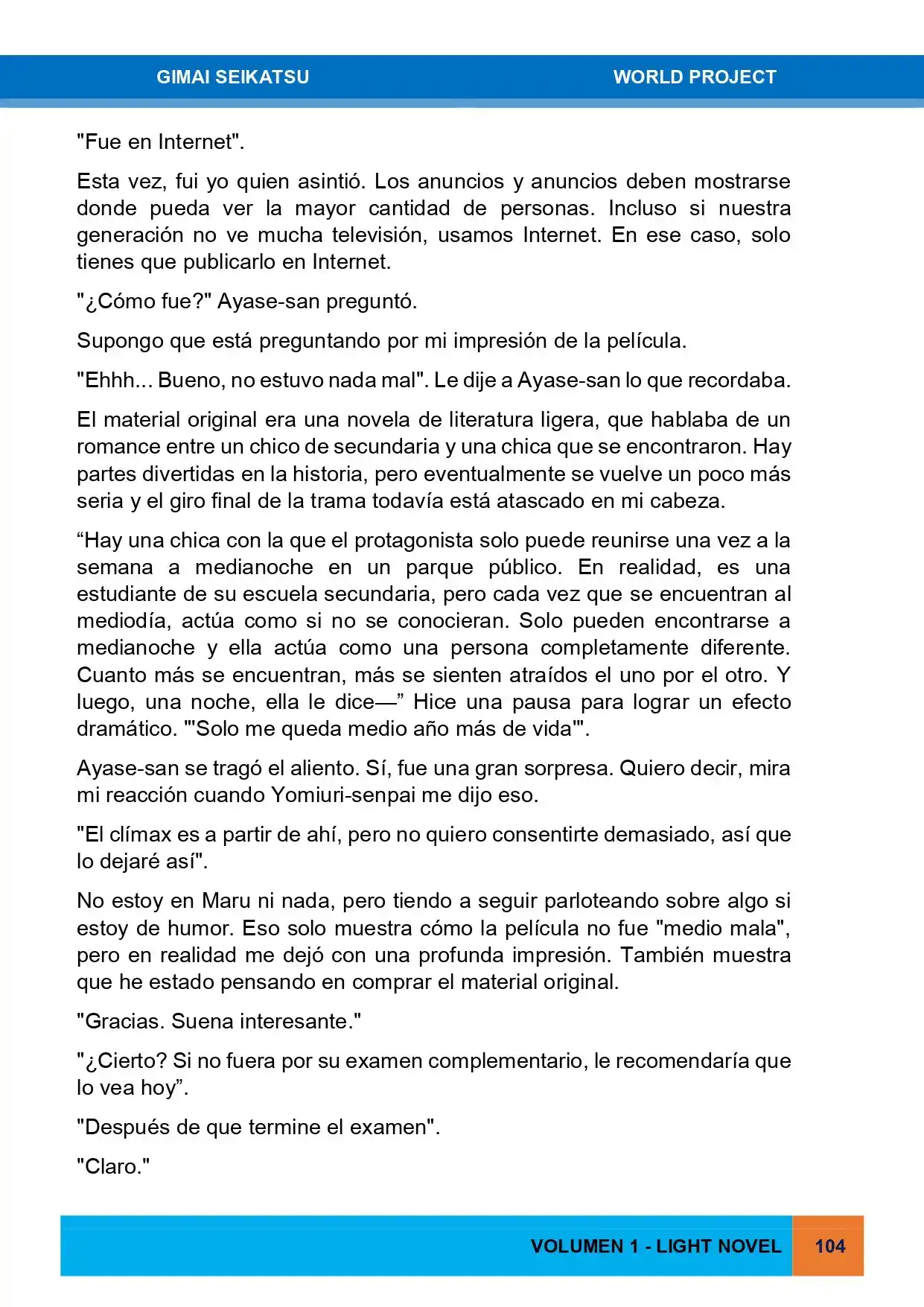 Gimai Seikatsu (Novela) - Capítulo 15 - Página 6 - LectorTMOo