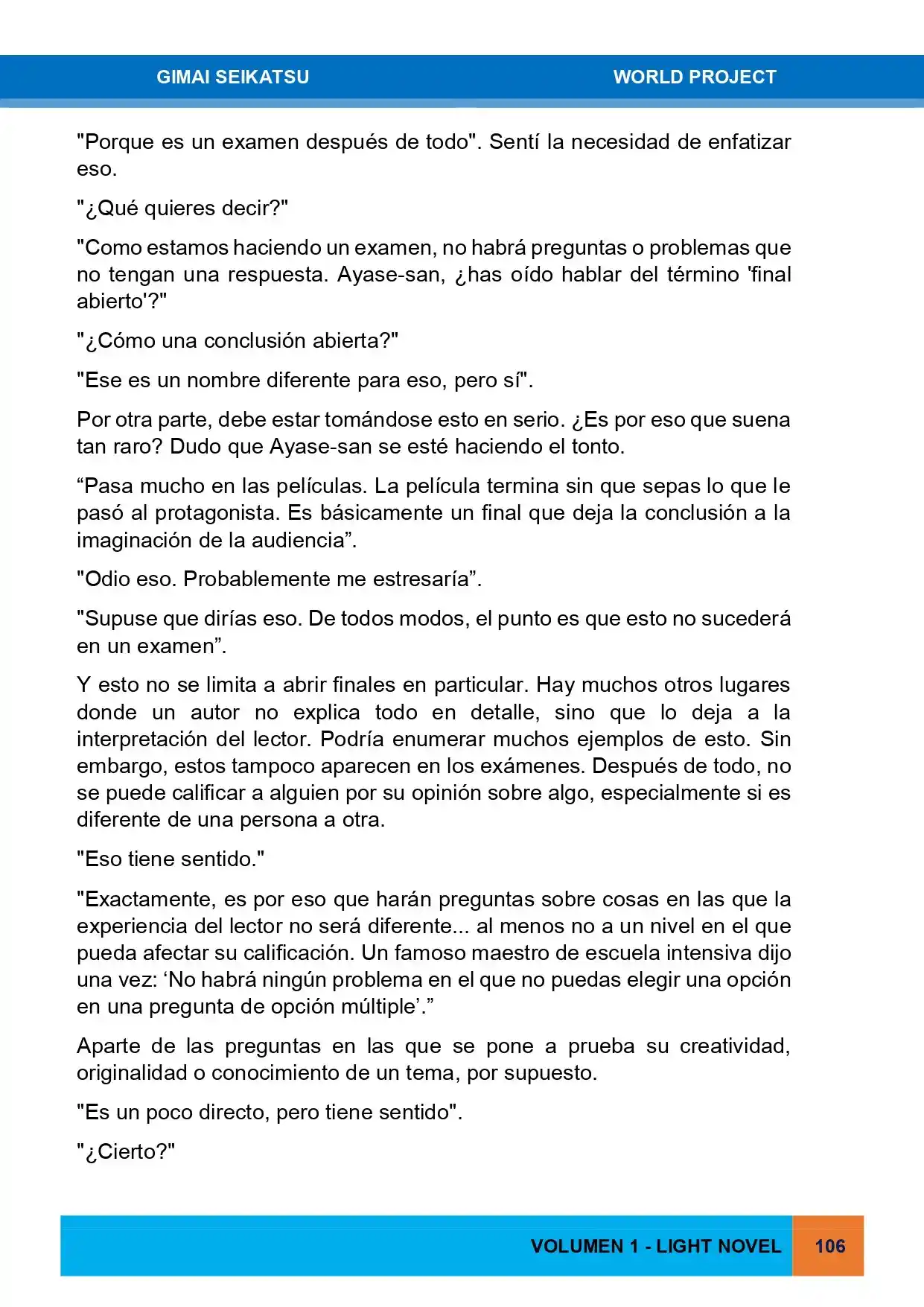Gimai Seikatsu (Novela) - Capítulo 15 - Página 8 - LectorTMOo