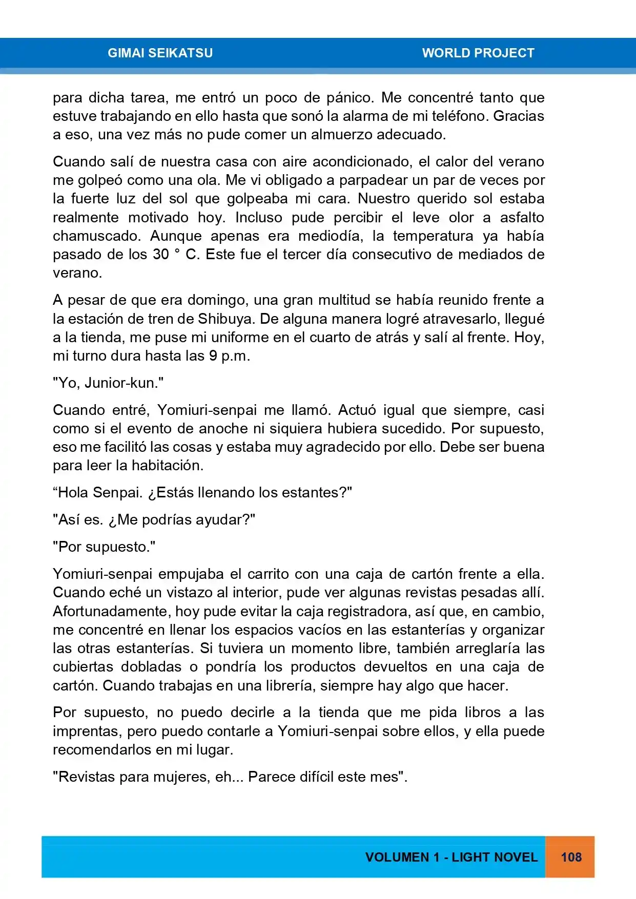 Gimai Seikatsu (Novela) - Capítulo 15 - Página 10 - LectorTMOo