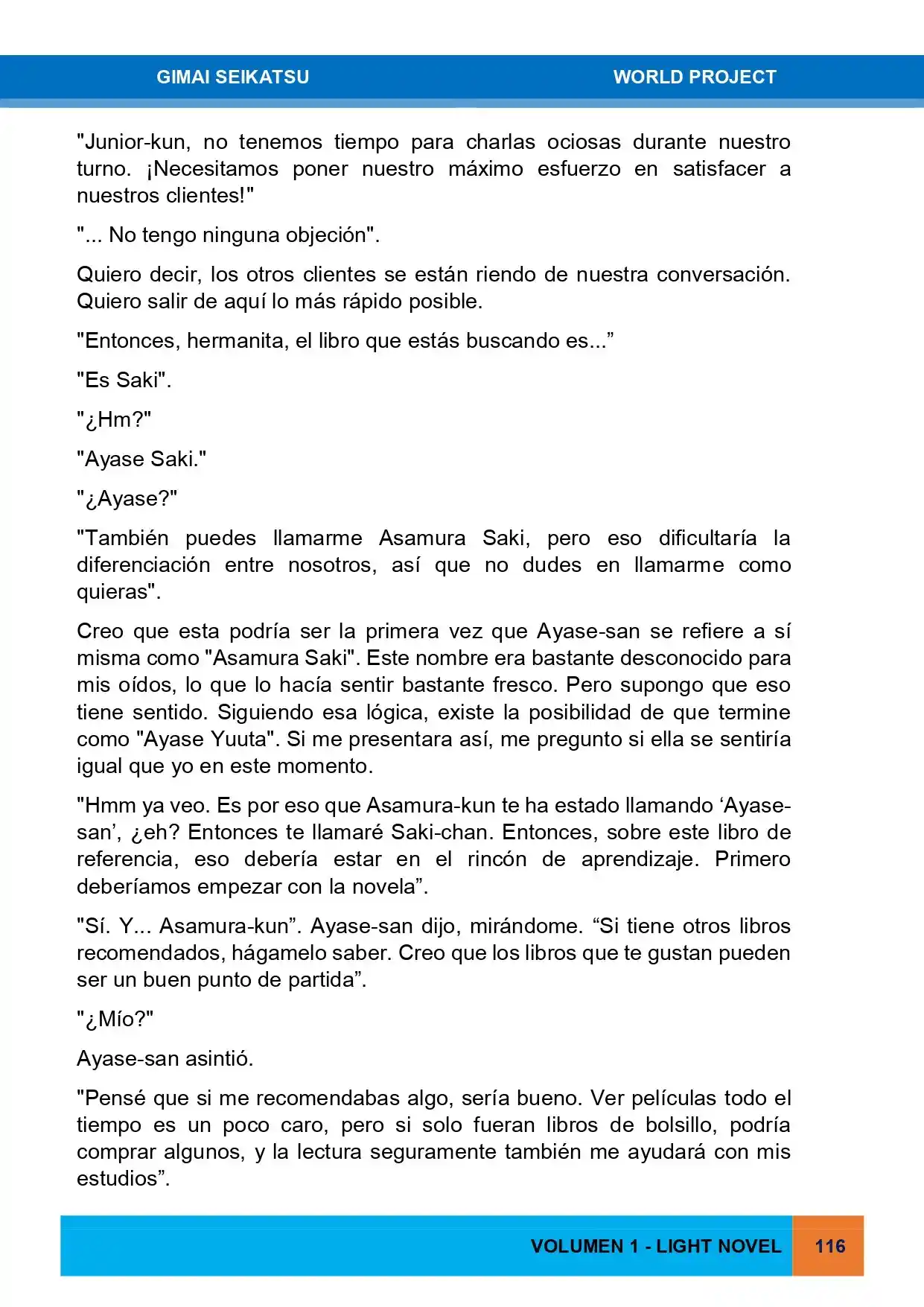 Gimai Seikatsu (Novela) - Capítulo 15 - Página 18 - LectorTMOo
