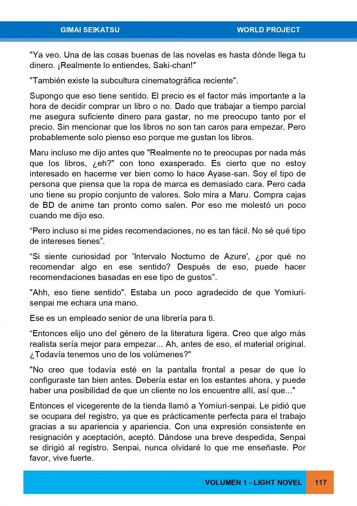 Gimai Seikatsu (Novela) - Capítulo 15 - Página 19 - LectorTMOo