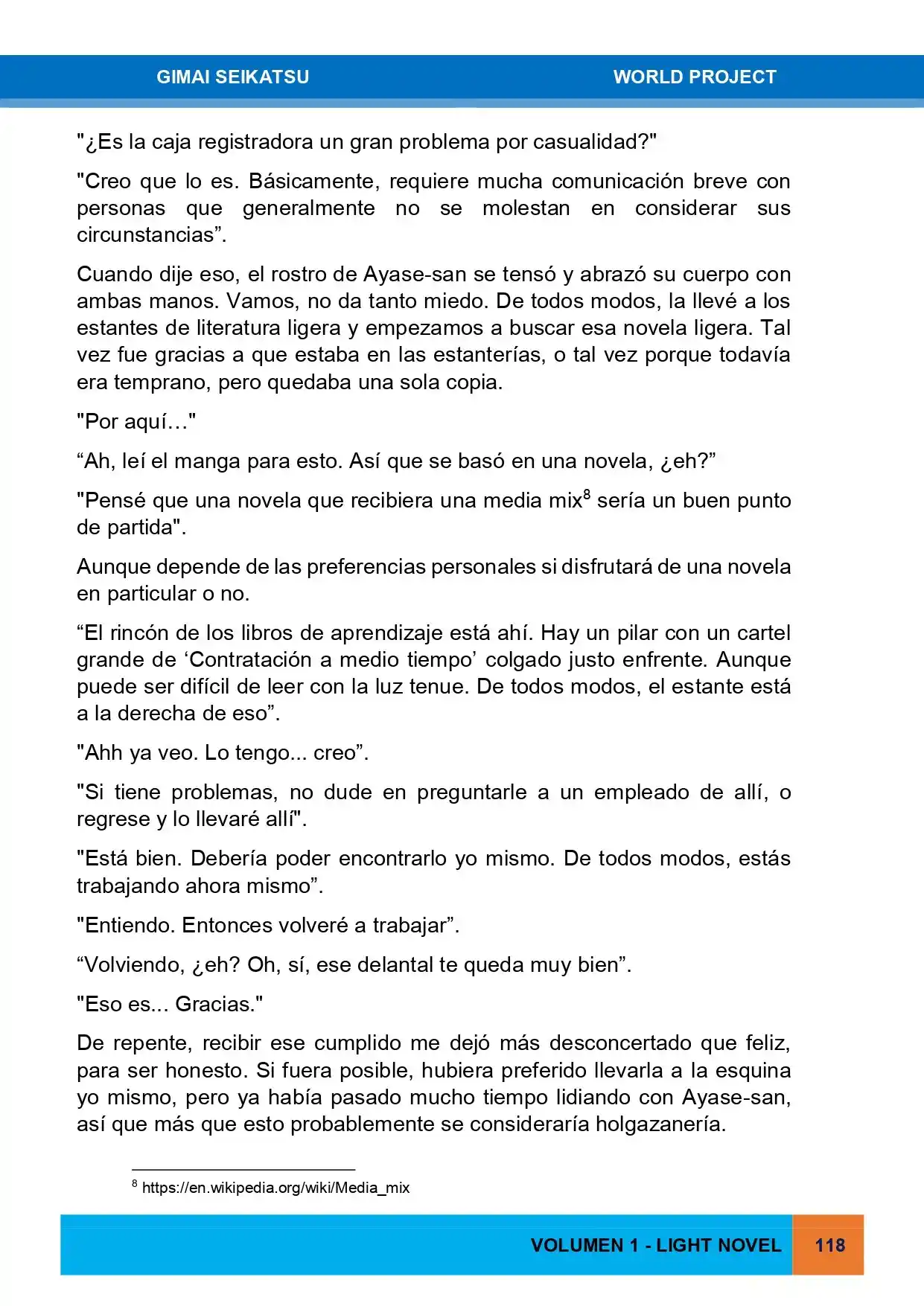 Gimai Seikatsu (Novela) - Capítulo 15 - Página 20 - LectorTMOo