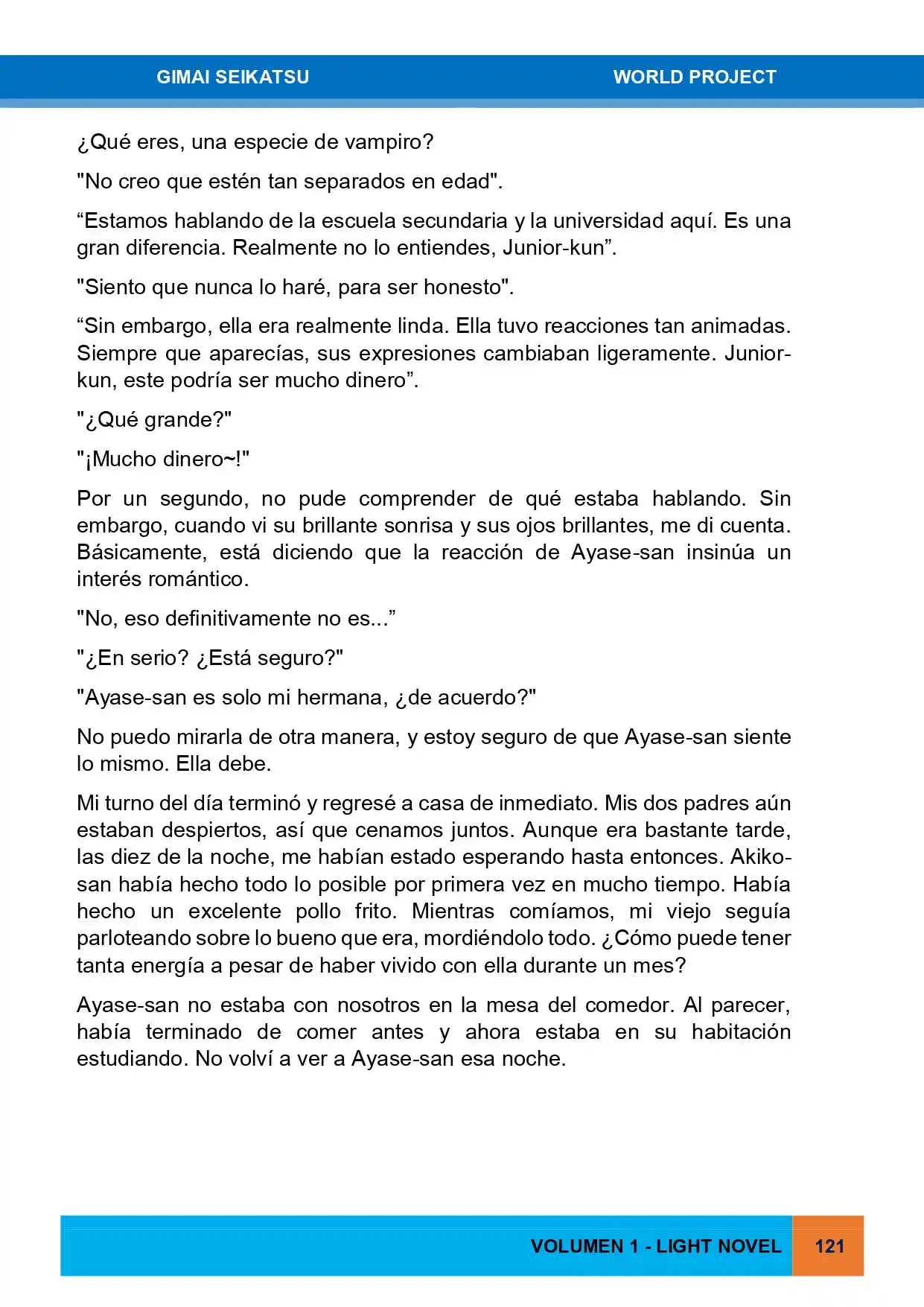 Gimai Seikatsu (Novela) - Capítulo 15 - Página 23 - LectorTMOo