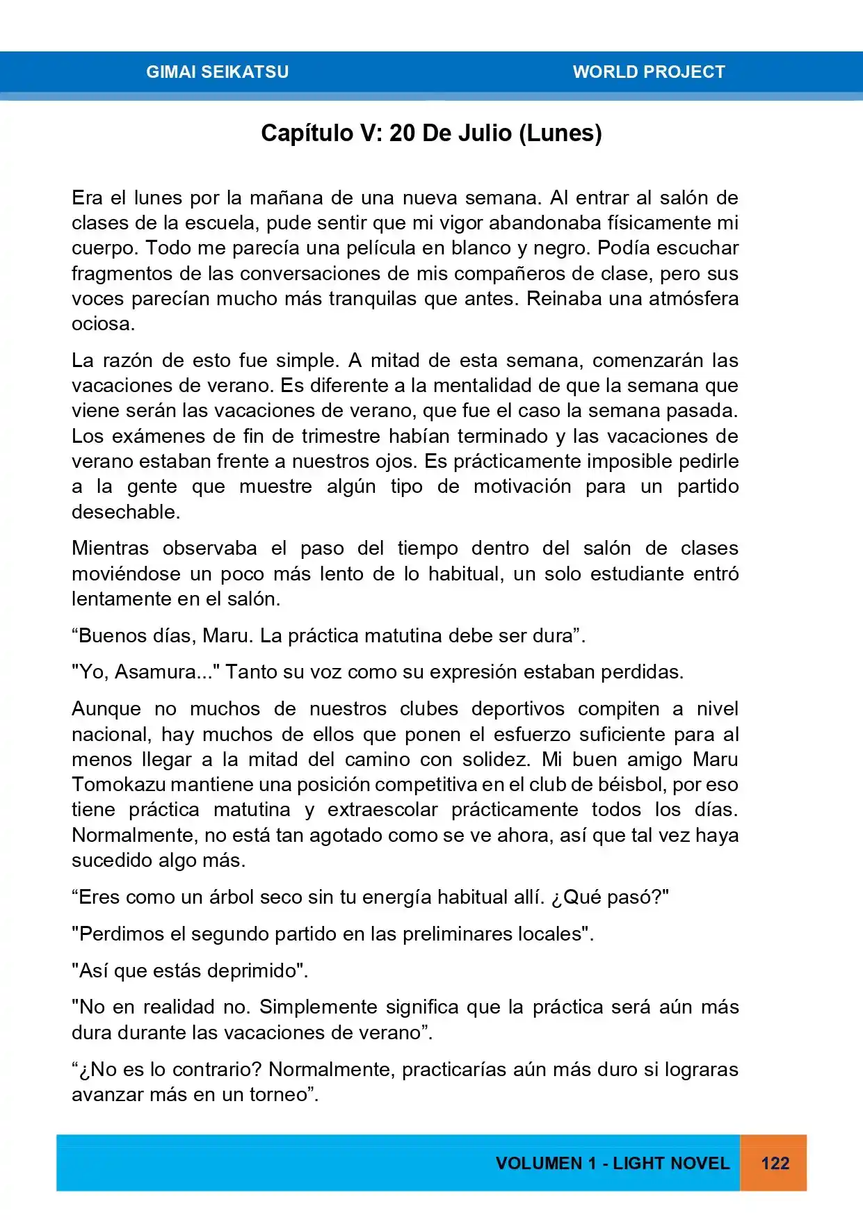 Gimai Seikatsu (Novela) - Capítulo 16 - Página 1 - LectorTMOo