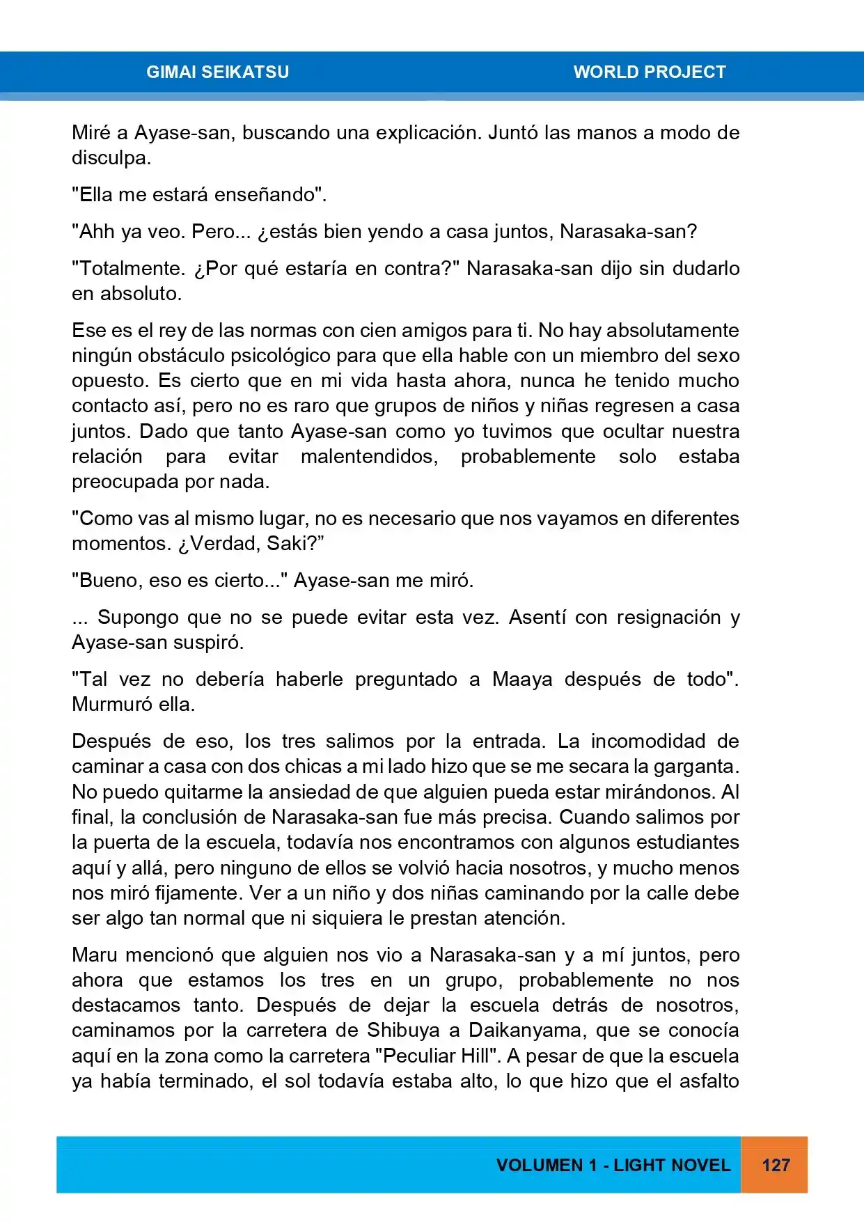 Gimai Seikatsu (Novela) - Capítulo 16 - Página 6 - LectorTMOo