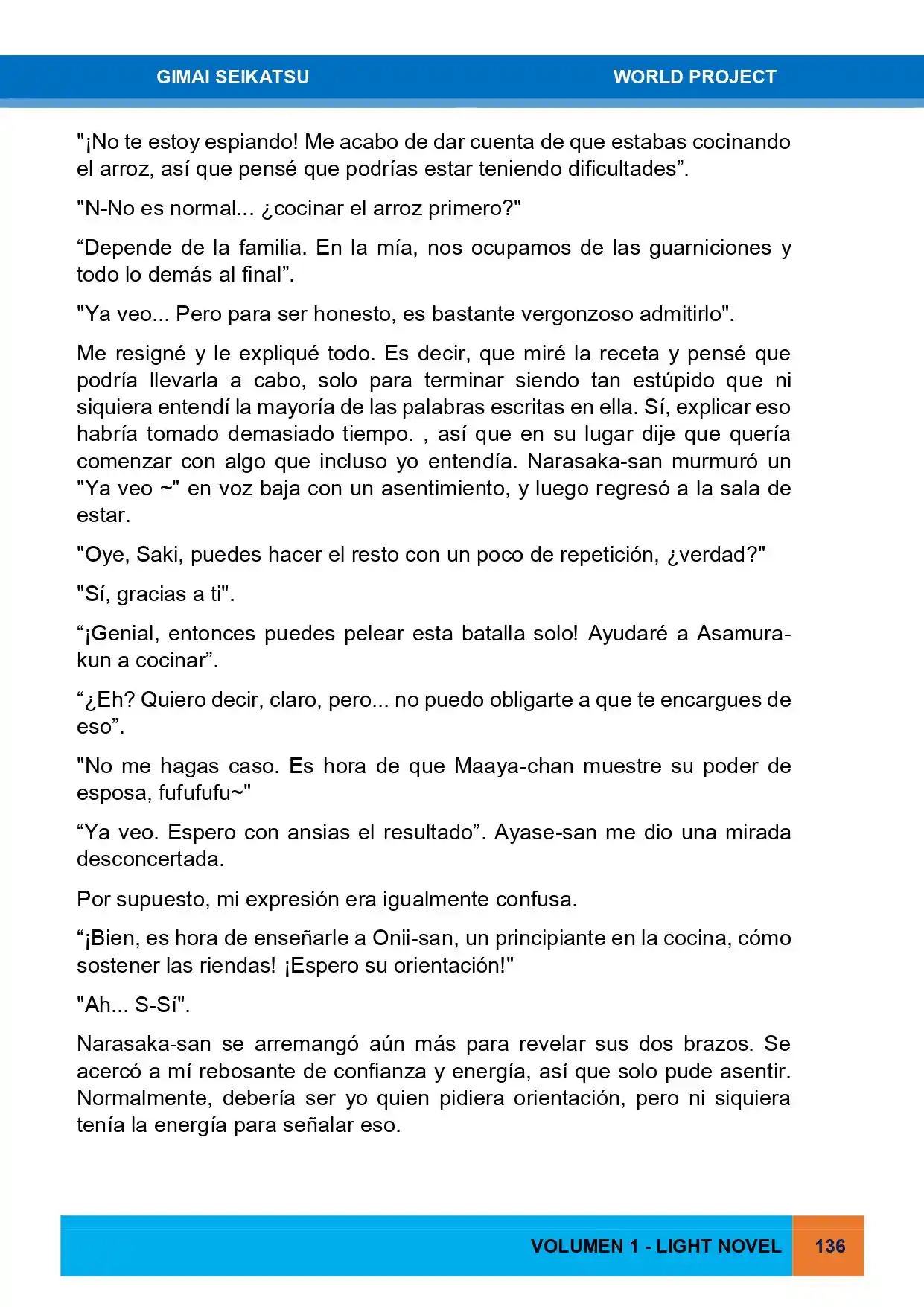 Gimai Seikatsu (Novela) - Capítulo 16 - Página 15 - LectorTMOo