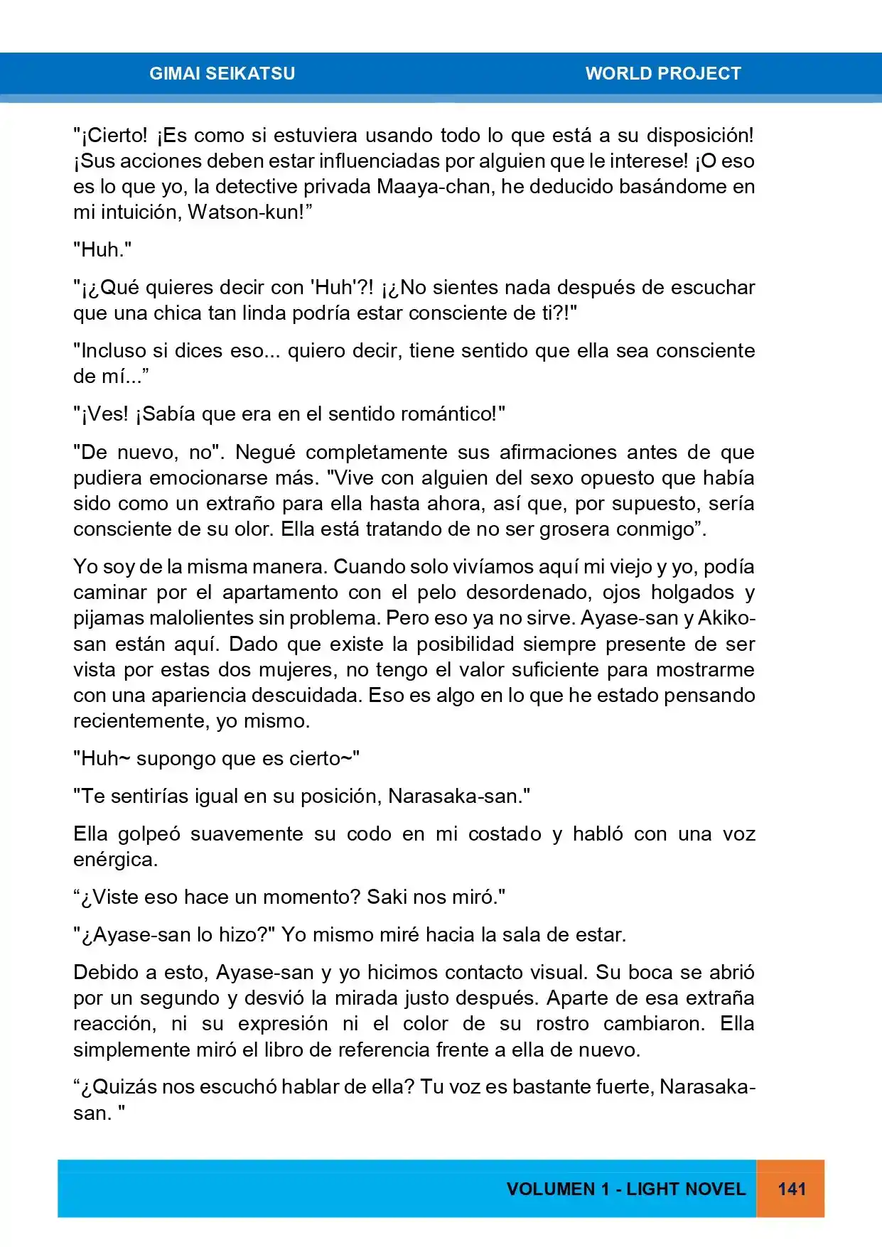 Gimai Seikatsu (Novela) - Capítulo 16 - Página 20 - LectorTMOo