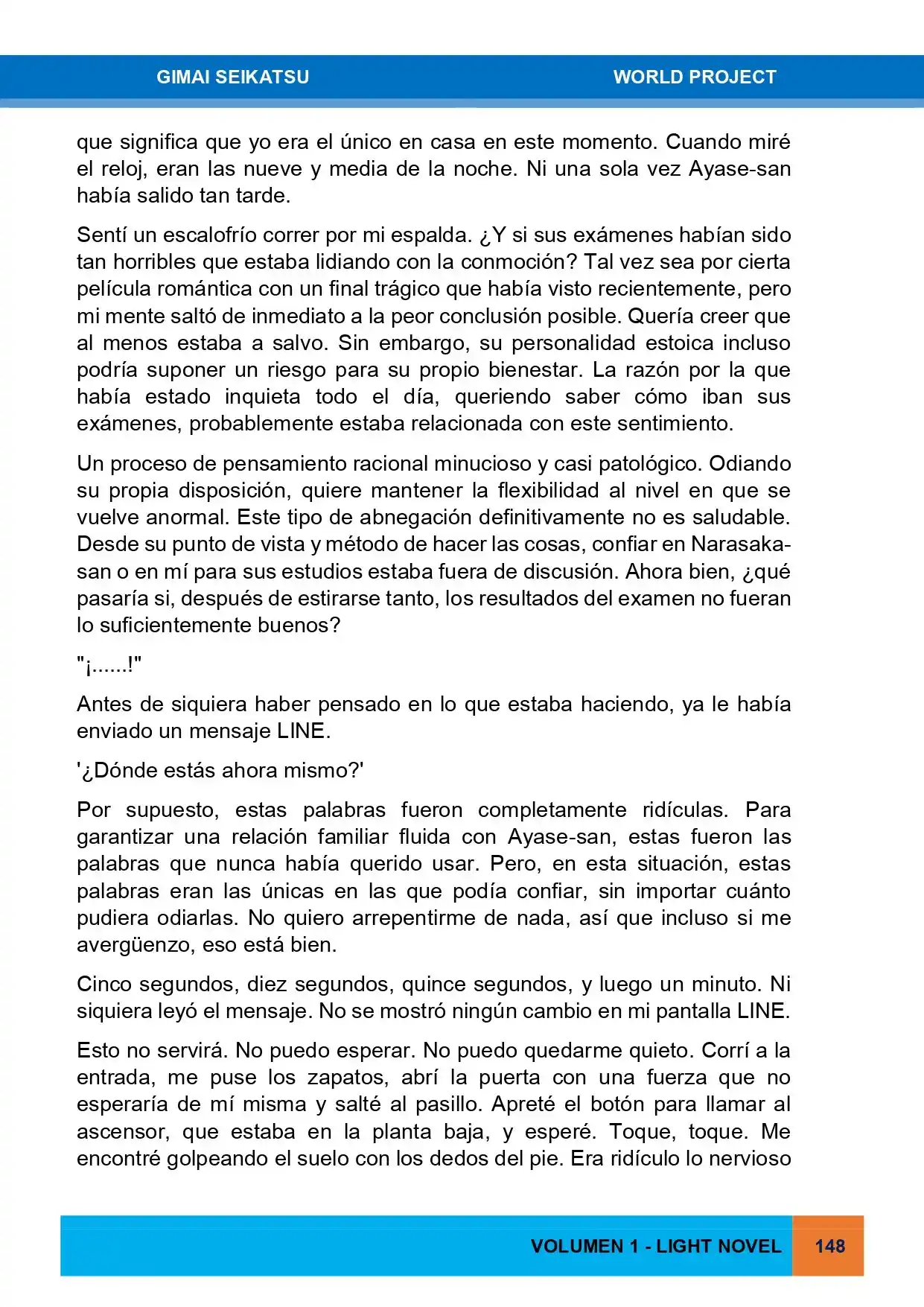 Gimai Seikatsu (Novela) - Capítulo 17 - Página 3 - LectorTMOo