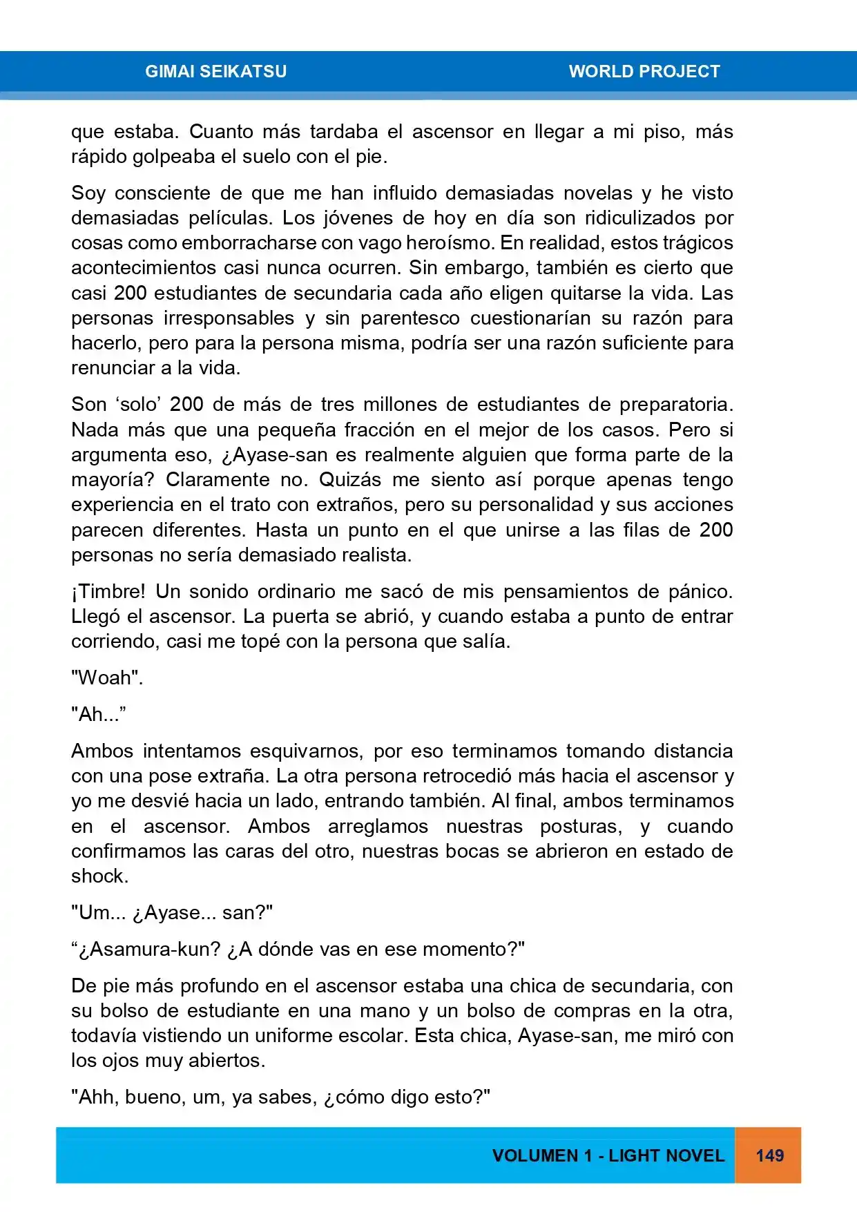 Gimai Seikatsu (Novela) - Capítulo 17 - Página 4 - LectorTMOo