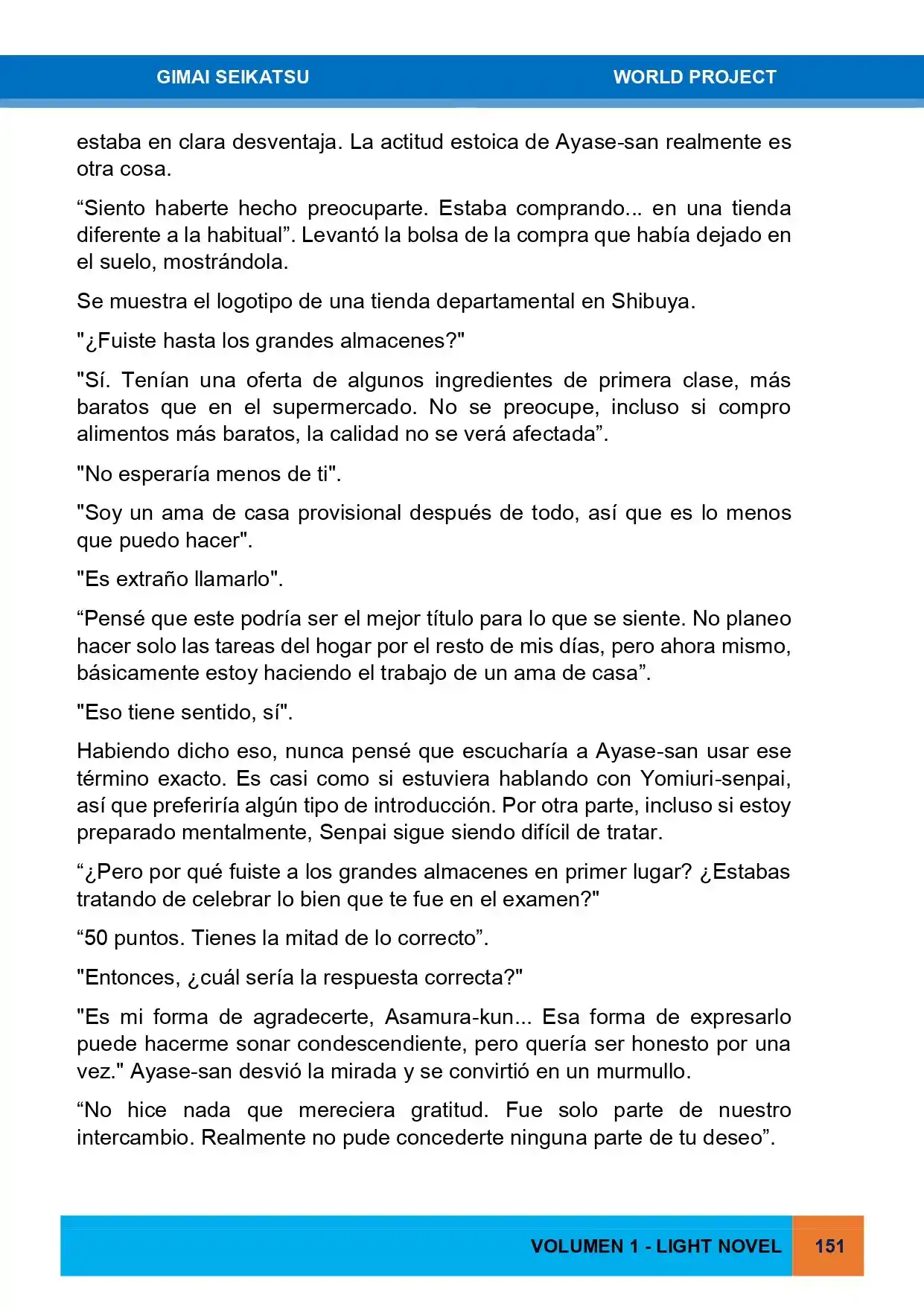 Gimai Seikatsu (Novela) - Capítulo 17 - Página 6 - LectorTMOo