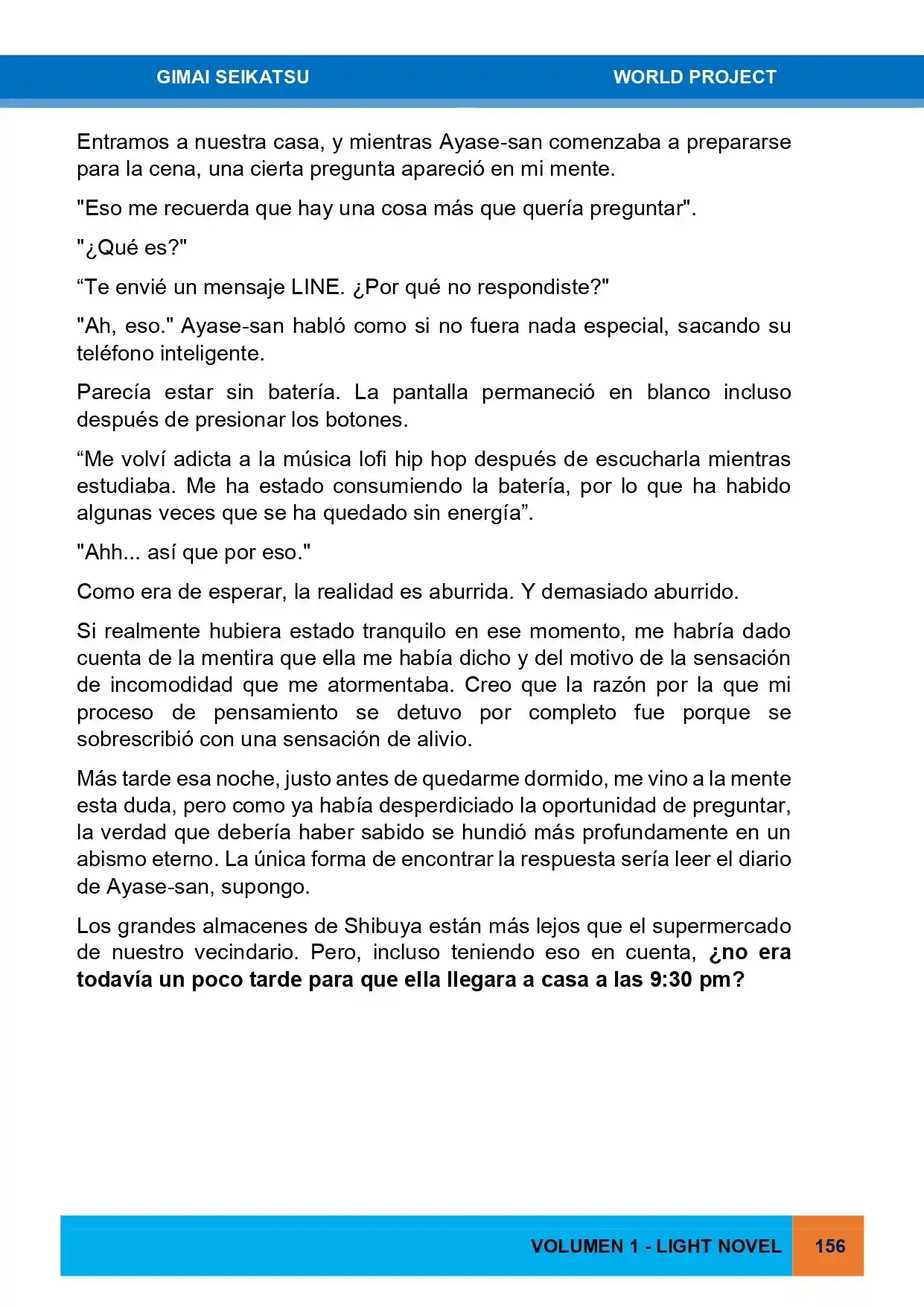 Gimai Seikatsu (Novela) - Capítulo 17 - Página 11 - LectorTMOo