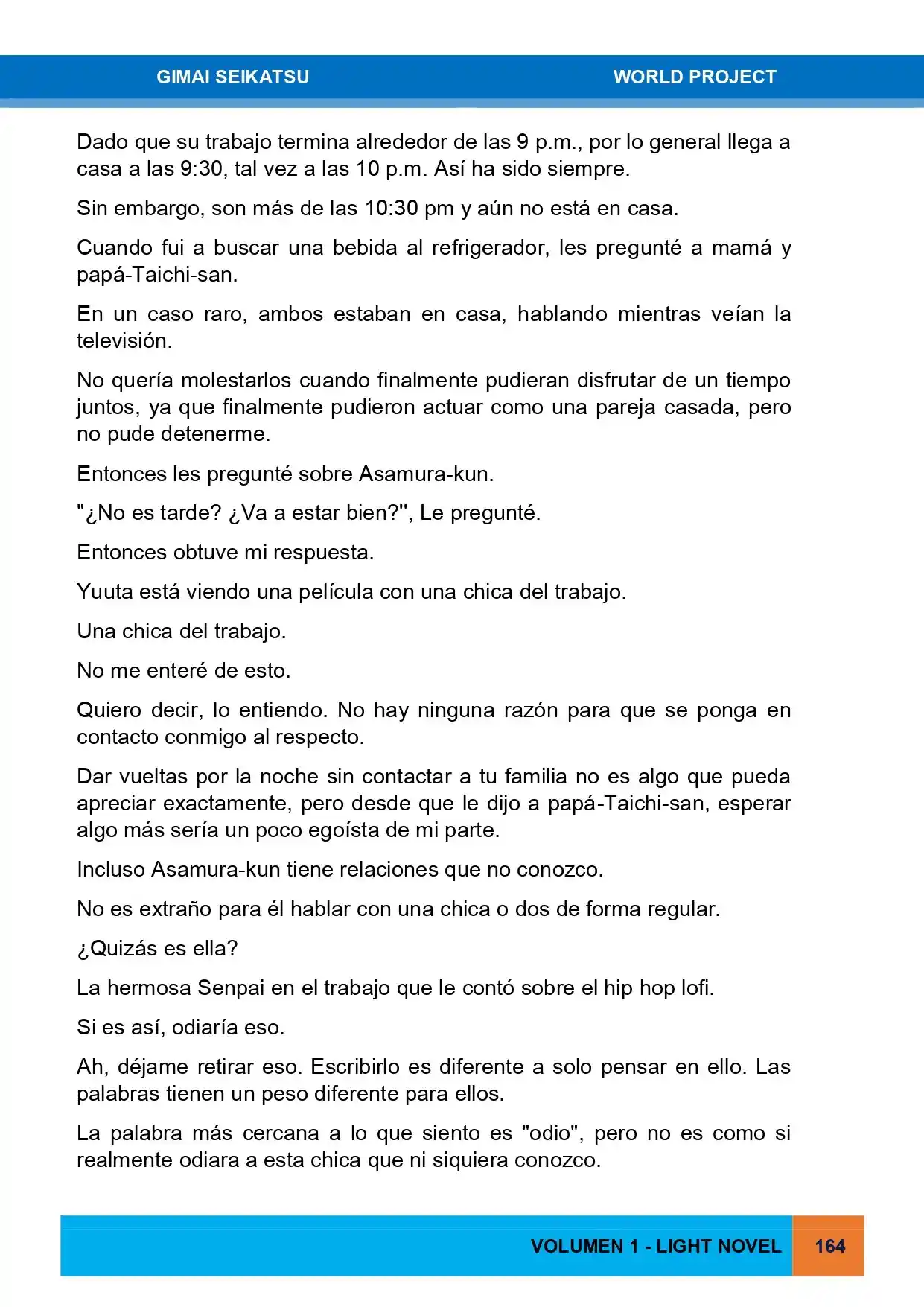 Gimai Seikatsu (Novela) - Capítulo 19 - Página 4 - LectorTMOo