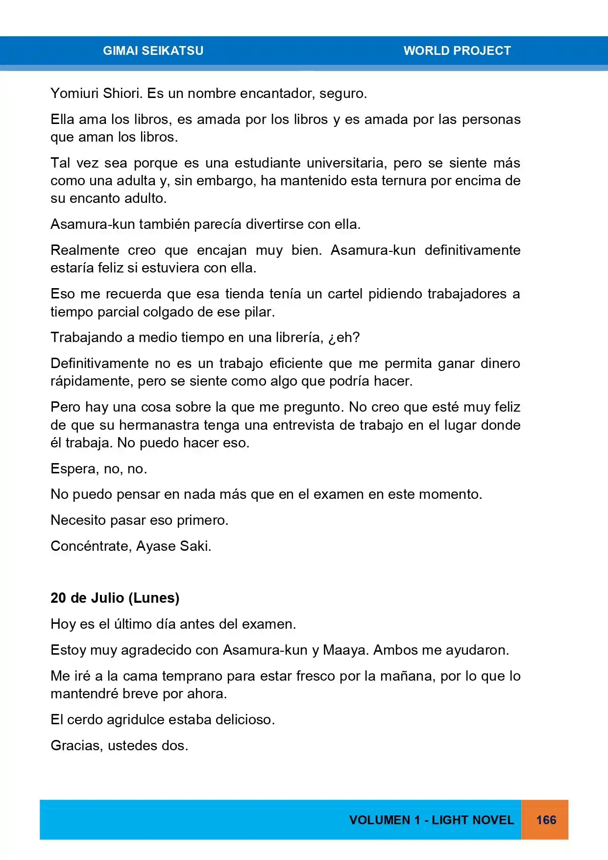 Gimai Seikatsu (Novela) - Capítulo 19 - Página 6 - LectorTMOo
