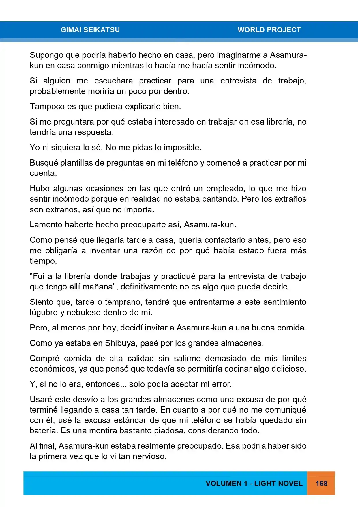 Gimai Seikatsu (Novela) - Capítulo 19 - Página 8 - LectorTMOo
