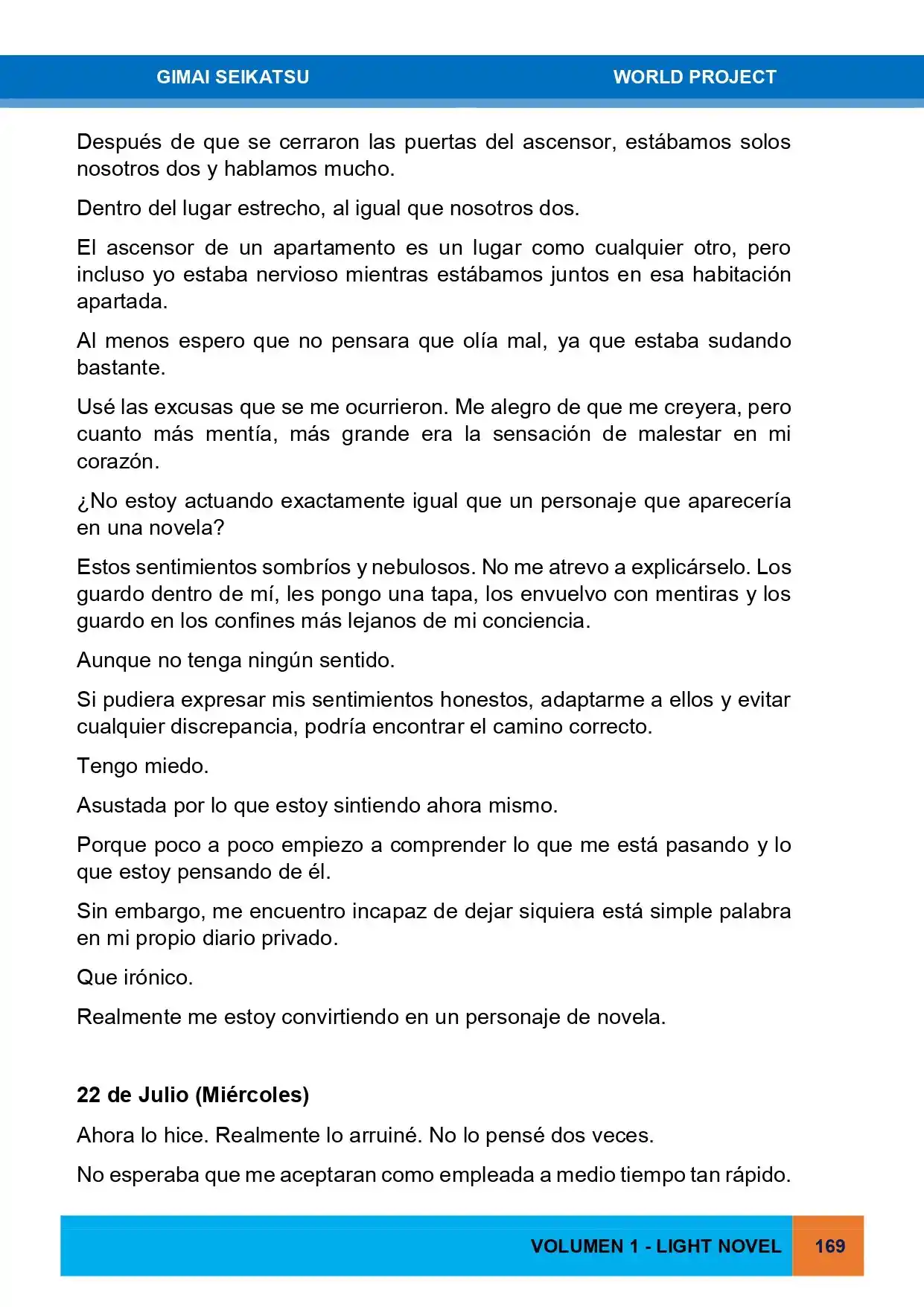 Gimai Seikatsu (Novela) - Capítulo 19 - Página 9 - LectorTMOo