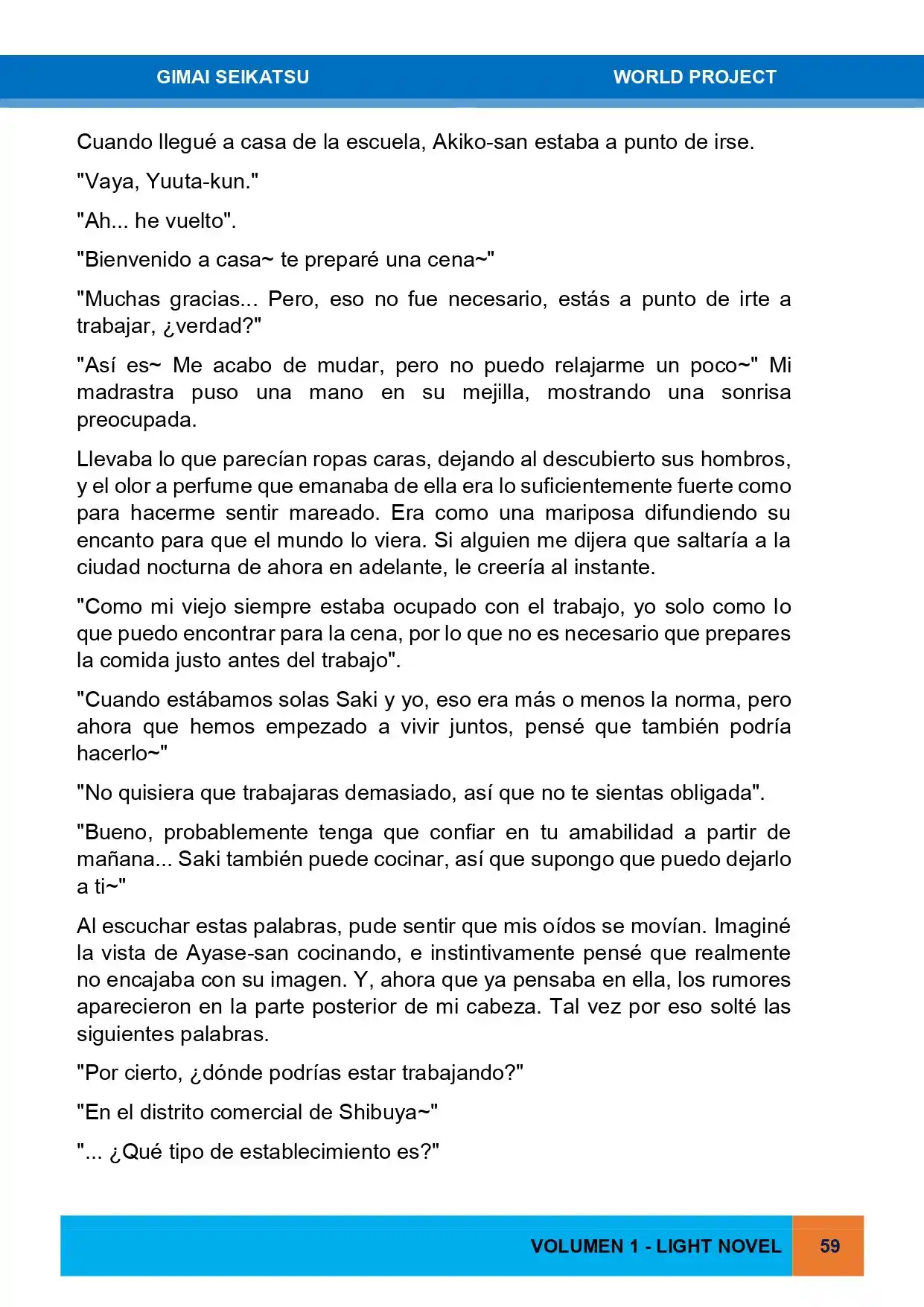 Gimai Seikatsu (Novela) - Capítulo 2 - Página 16 - LectorTMOo