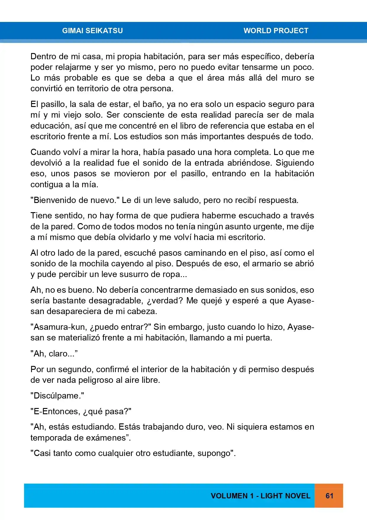 Gimai Seikatsu (Novela) - Capítulo 2 - Página 18 - LectorTMOo