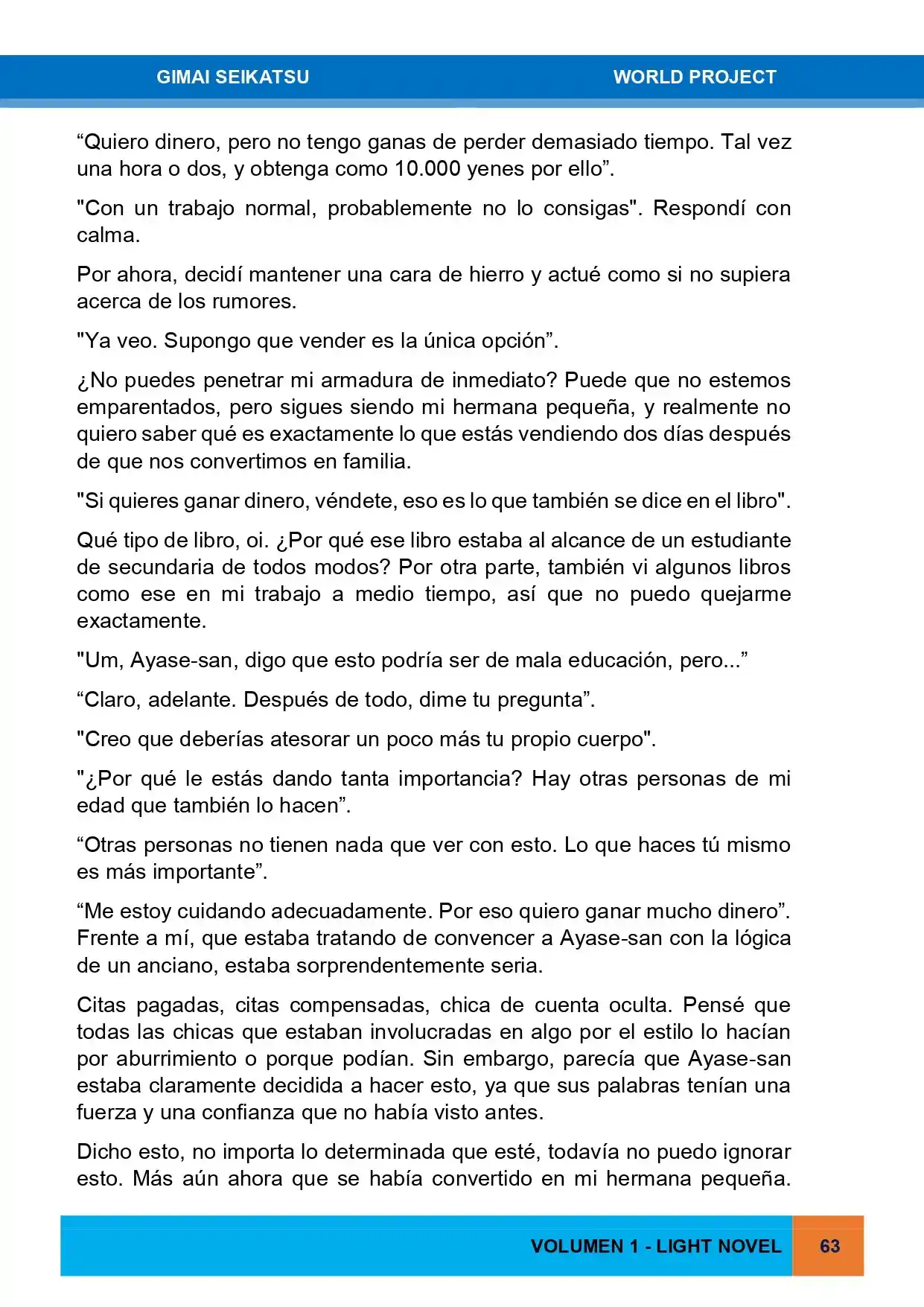 Gimai Seikatsu (Novela) - Capítulo 2 - Página 20 - LectorTMOo
