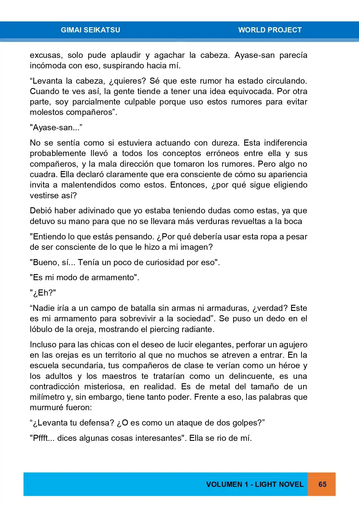 Gimai Seikatsu (Novela) - Capítulo 2 - Página 22 - LectorTMOo