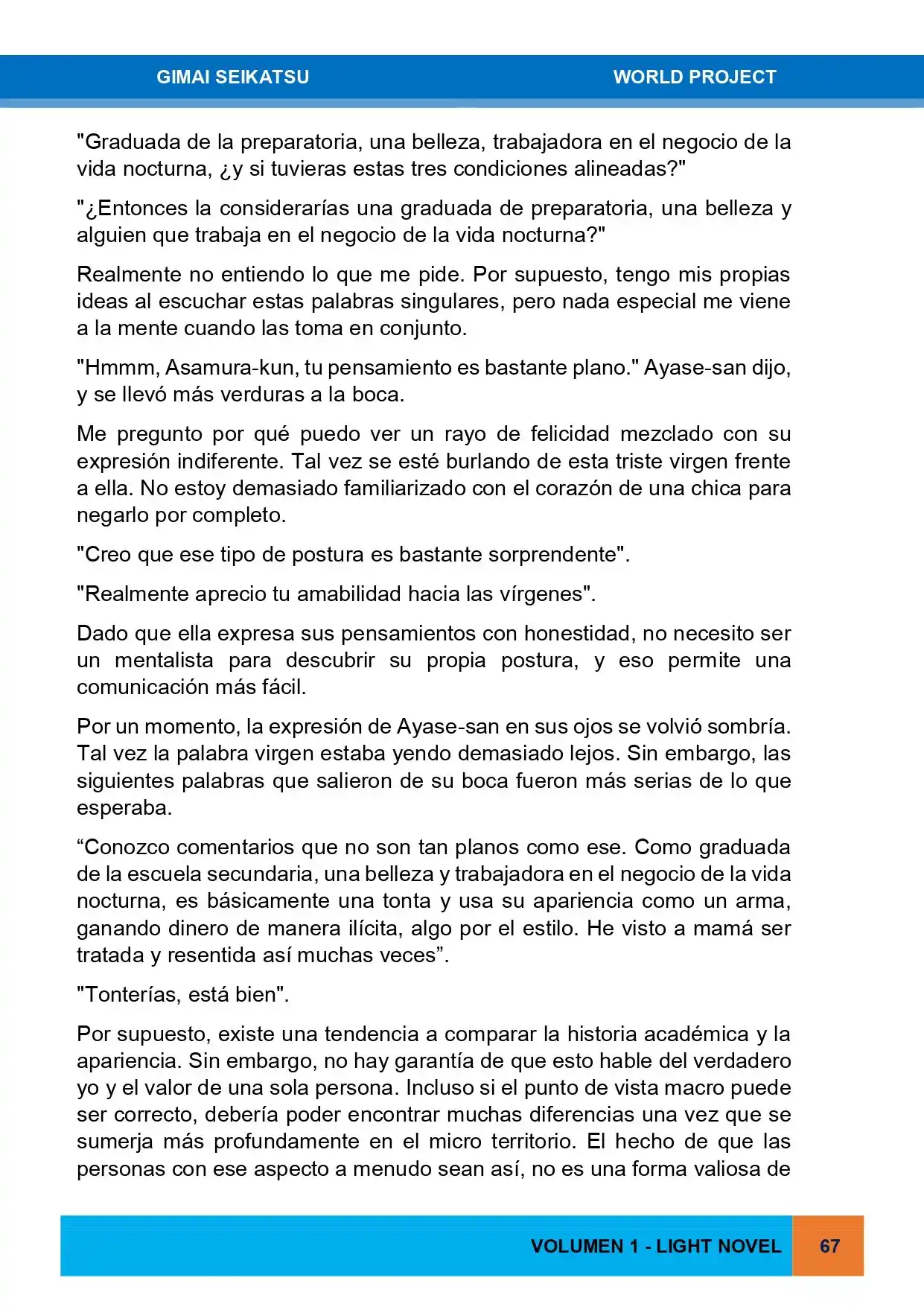 Gimai Seikatsu (Novela) - Capítulo 2 - Página 24 - LectorTMOo