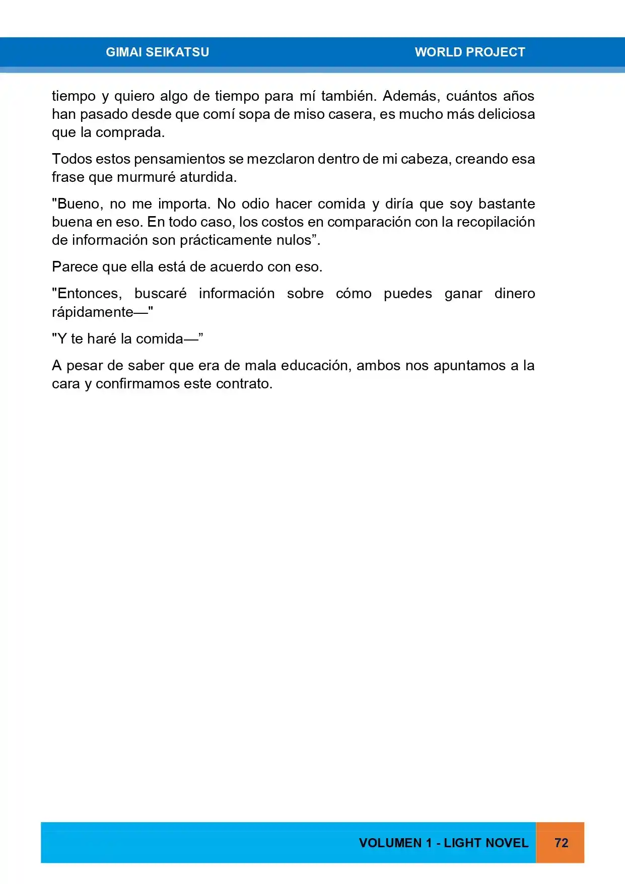 Gimai Seikatsu (Novela) - Capítulo 2 - Página 29 - LectorTMOo