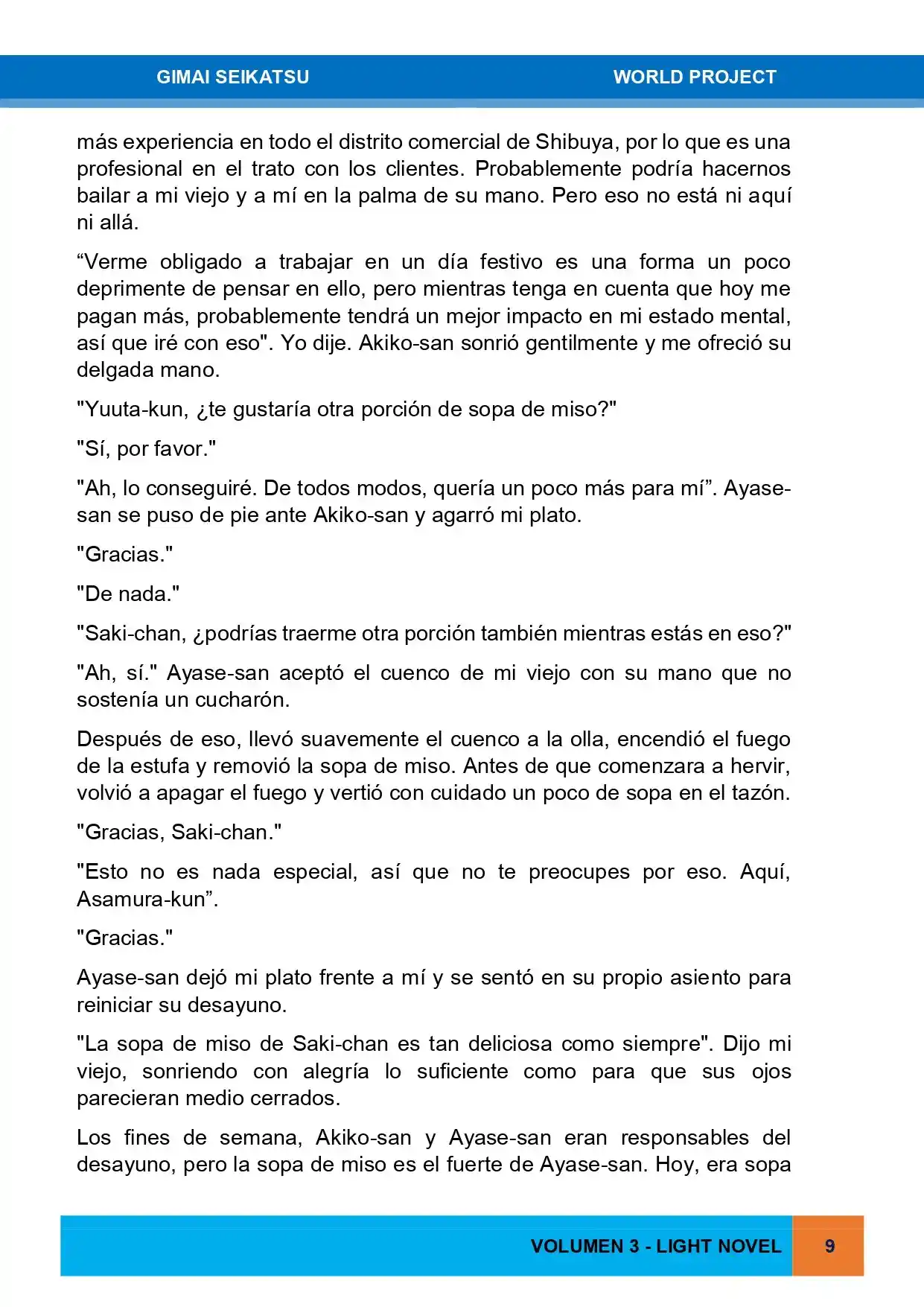 Gimai Seikatsu (Novela) - Capítulo 24 - Página 4 - LectorTMOo