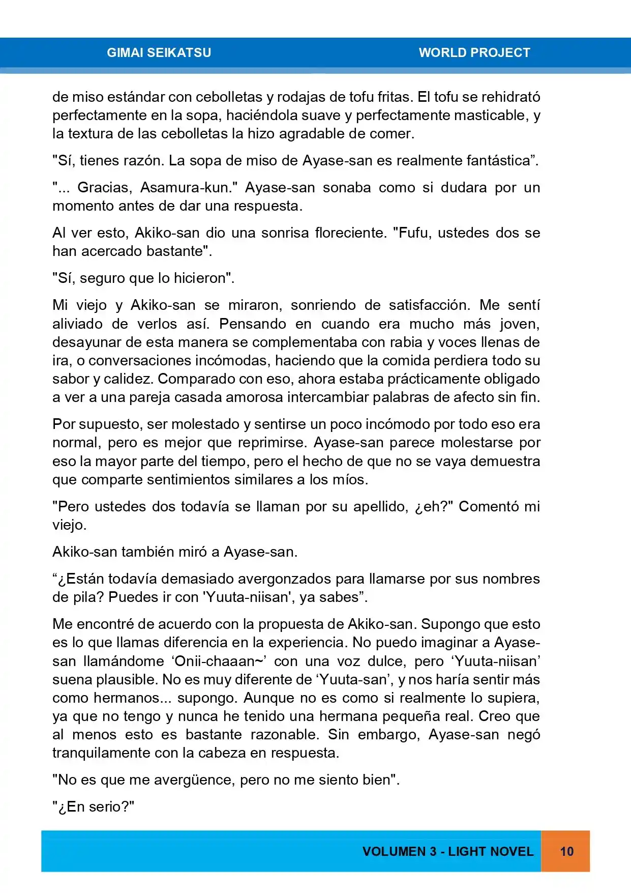 Gimai Seikatsu (Novela) - Capítulo 24 - Página 5 - LectorTMOo