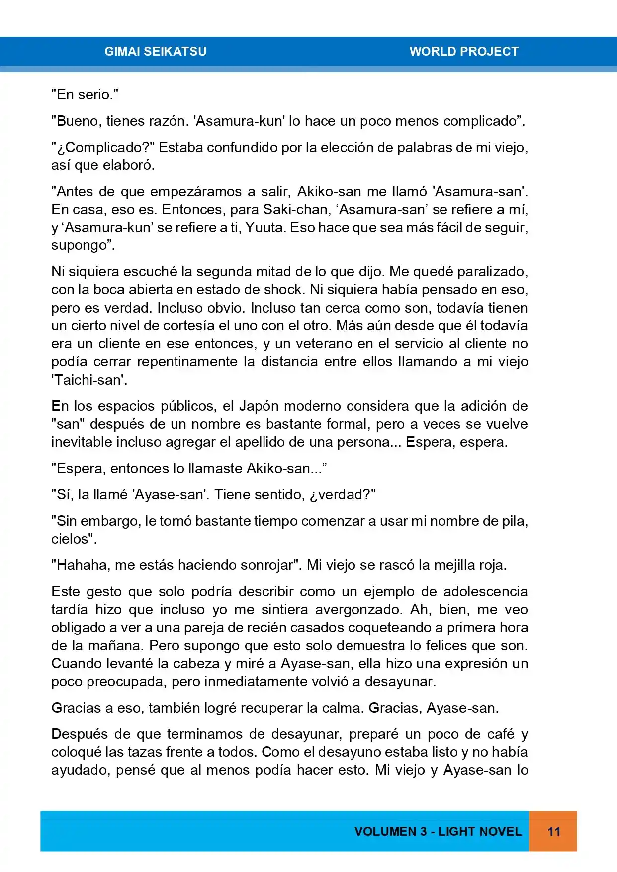 Gimai Seikatsu (Novela) - Capítulo 24 - Página 6 - LectorTMOo