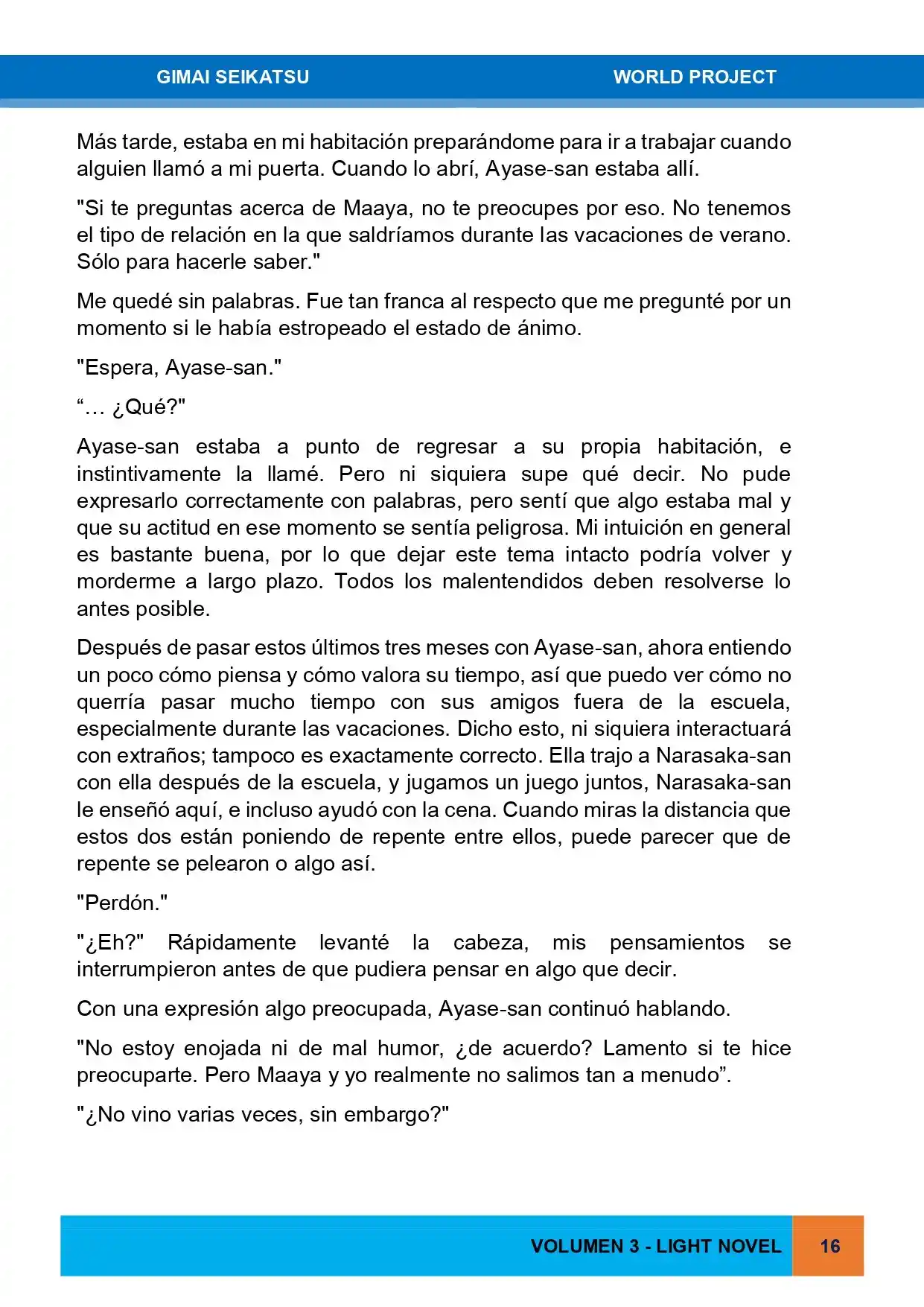 Gimai Seikatsu (Novela) - Capítulo 24 - Página 11 - LectorTMOo