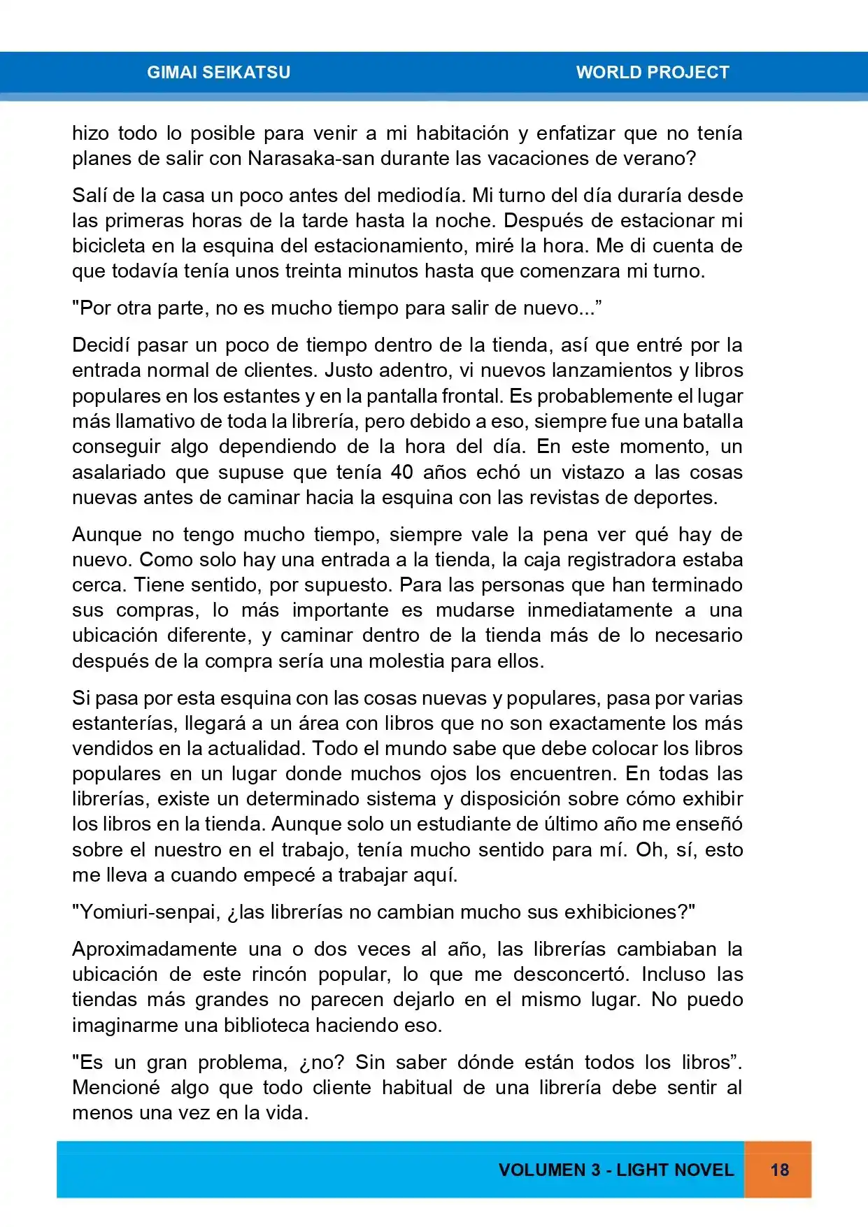 Gimai Seikatsu (Novela) - Capítulo 24 - Página 13 - LectorTMOo