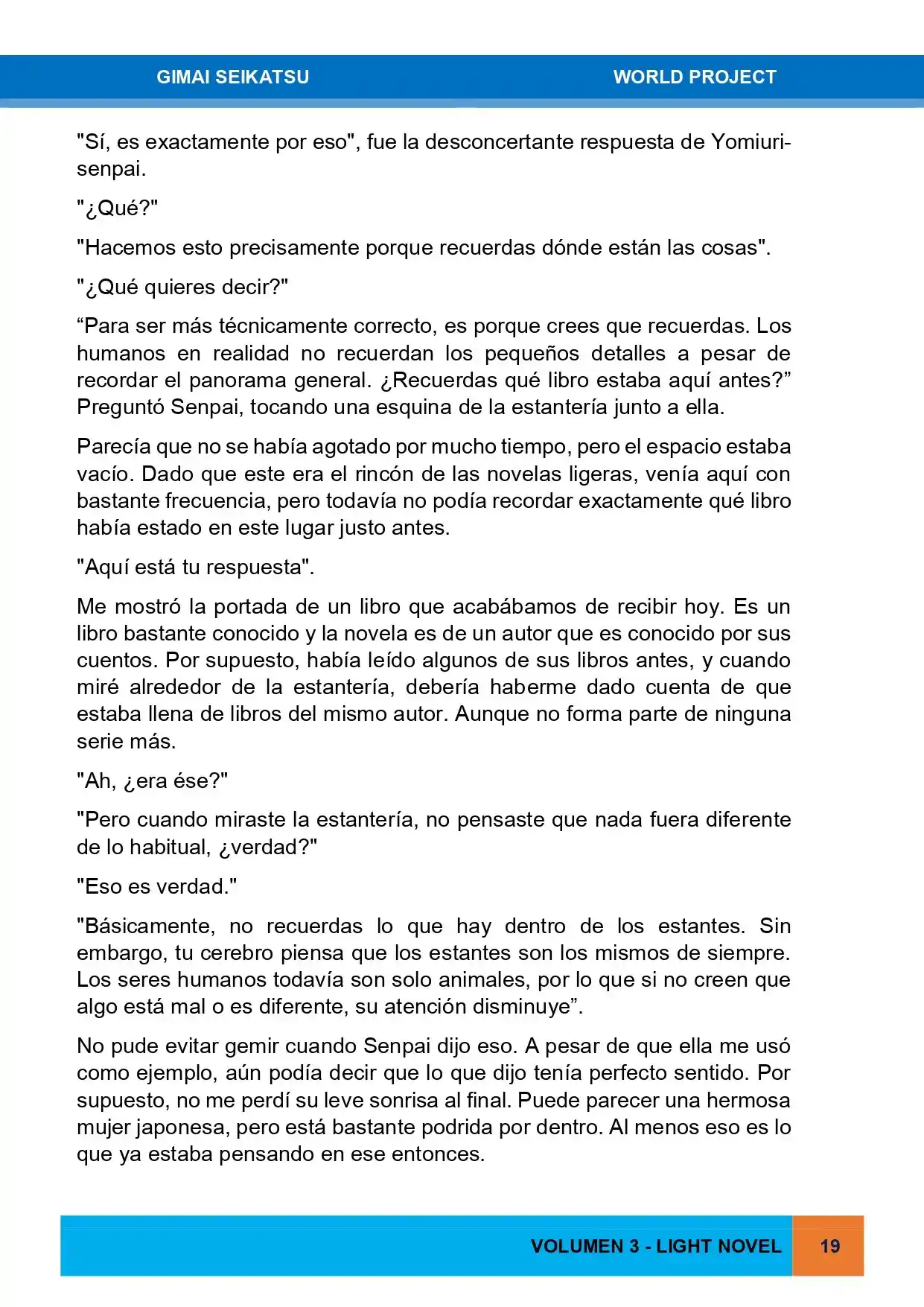 Gimai Seikatsu (Novela) - Capítulo 24 - Página 14 - LectorTMOo