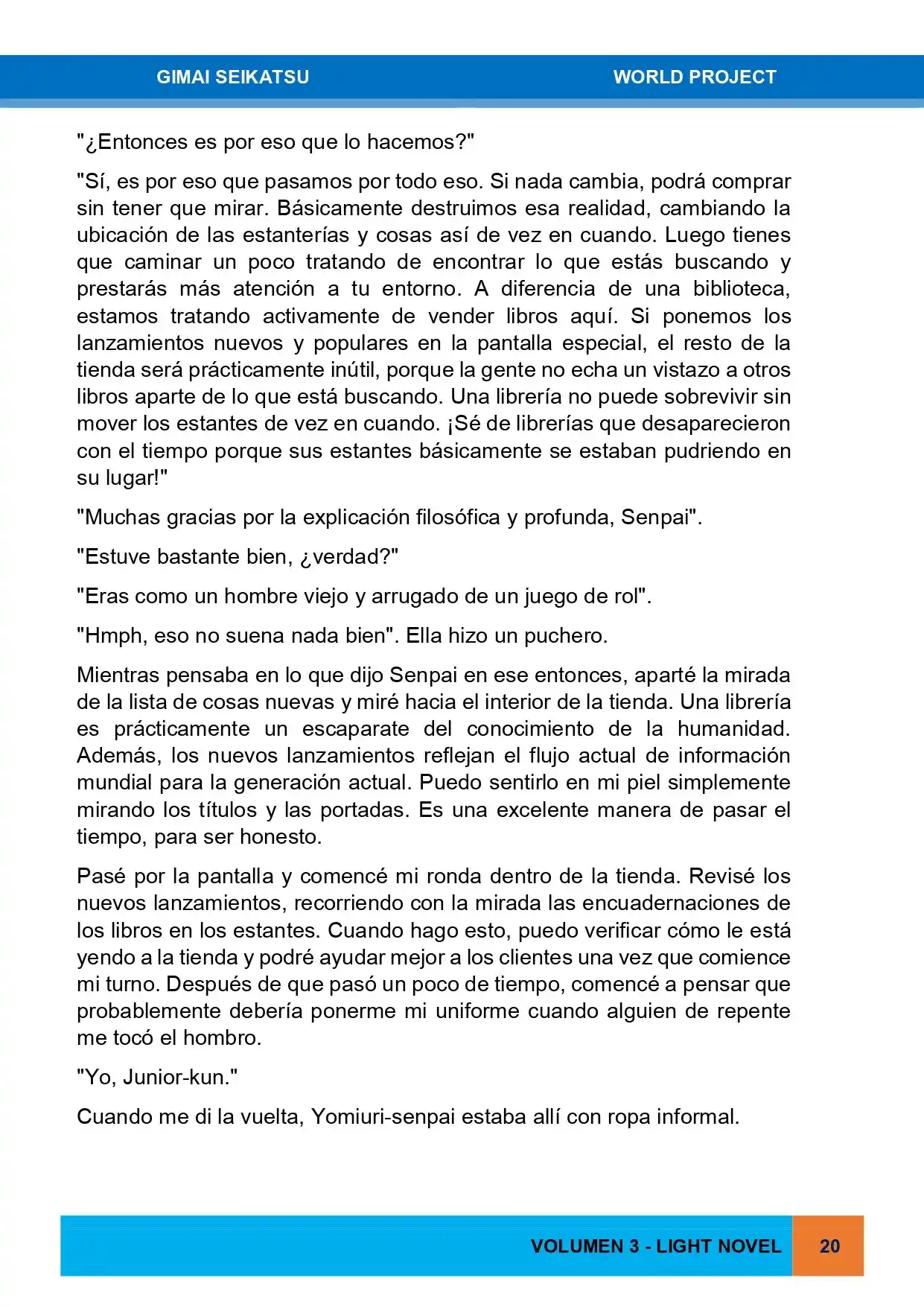 Gimai Seikatsu (Novela) - Capítulo 24 - Página 15 - LectorTMOo