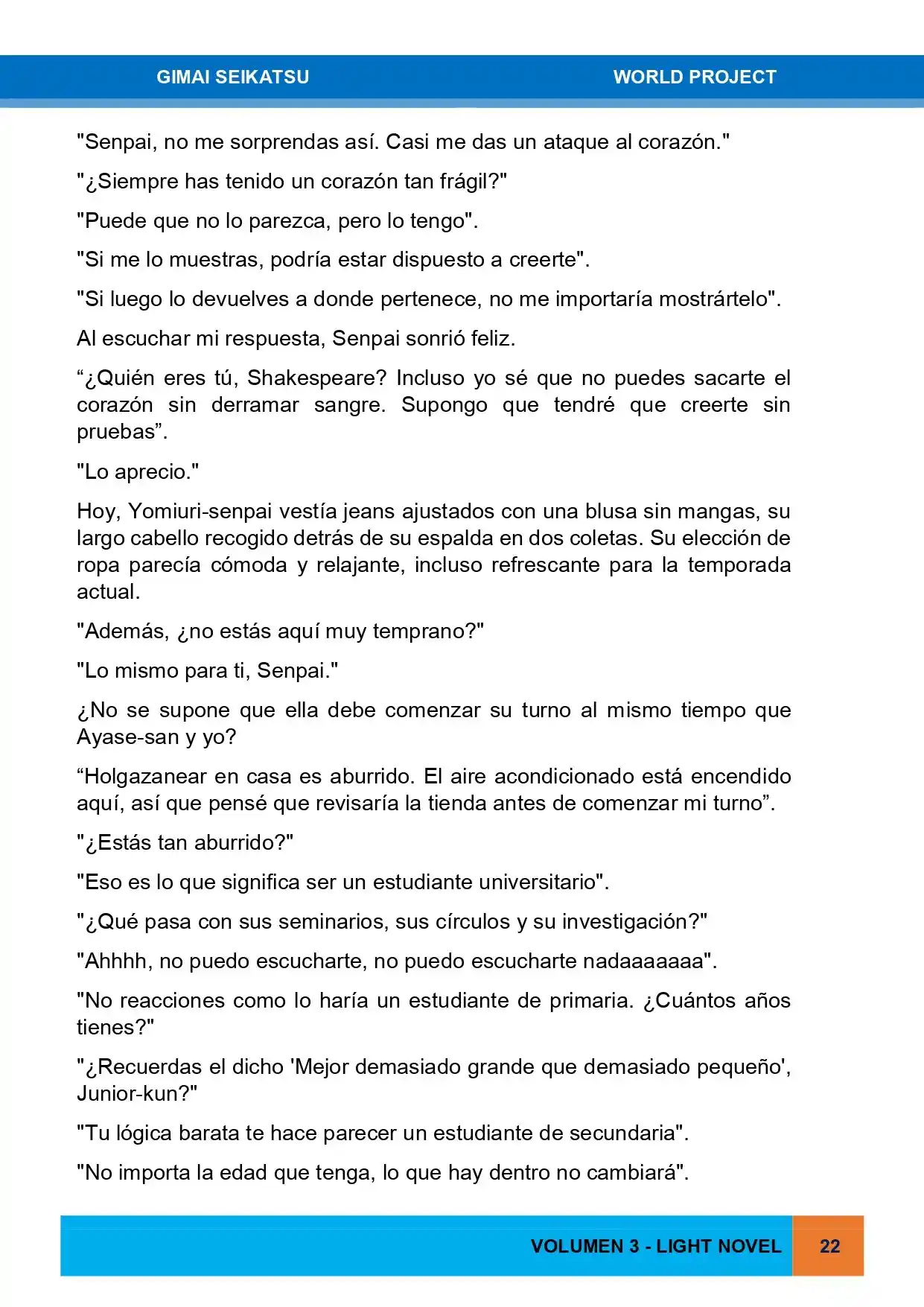 Gimai Seikatsu (Novela) - Capítulo 24 - Página 17 - LectorTMOo