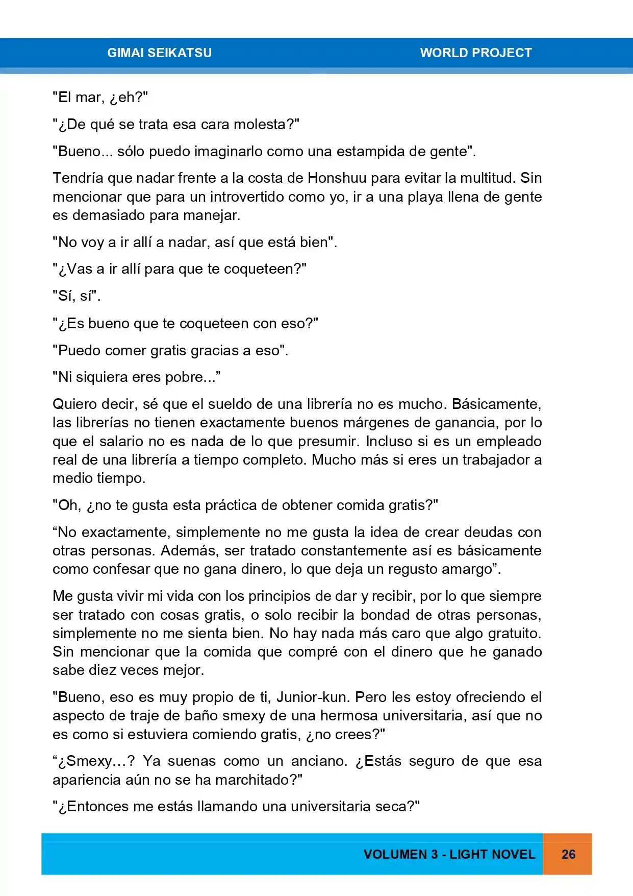 Gimai Seikatsu (Novela) - Capítulo 24 - Página 21 - LectorTMOo