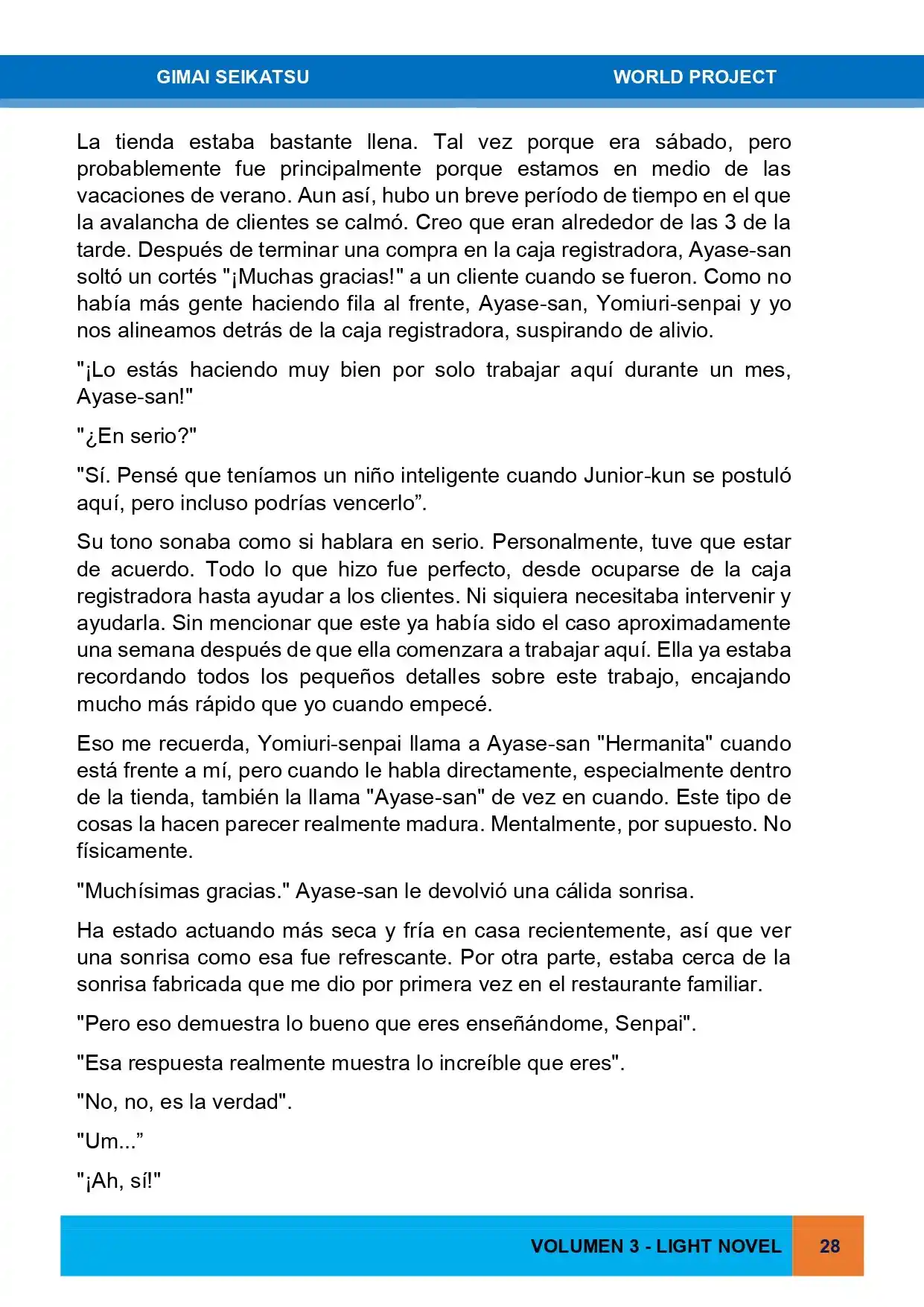 Gimai Seikatsu (Novela) - Capítulo 24 - Página 23 - LectorTMOo