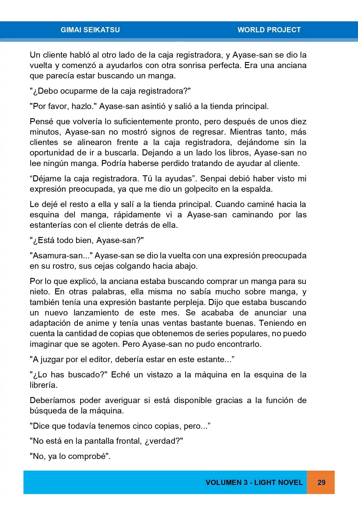 Gimai Seikatsu (Novela) - Capítulo 24 - Página 24 - LectorTMOo