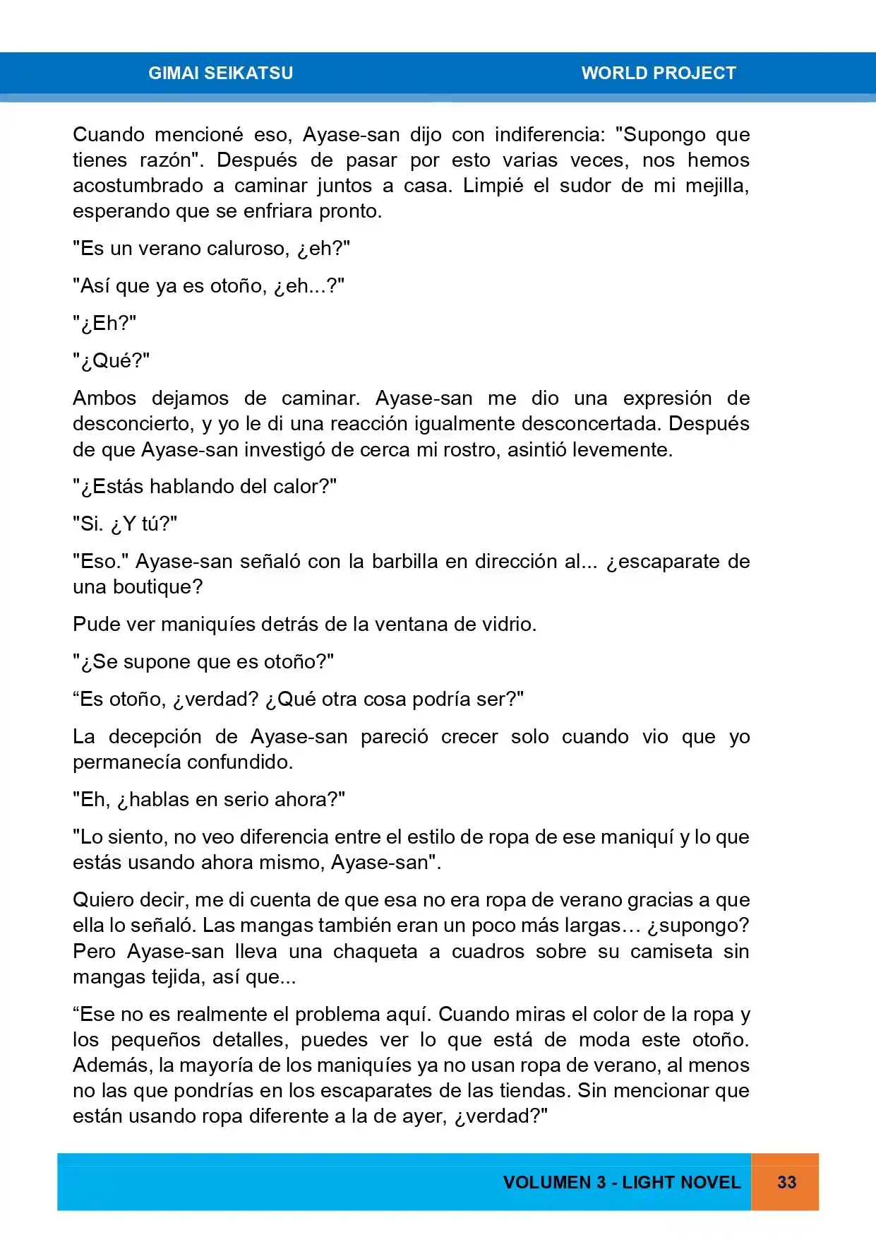 Gimai Seikatsu (Novela) - Capítulo 24 - Página 28 - LectorTMOo