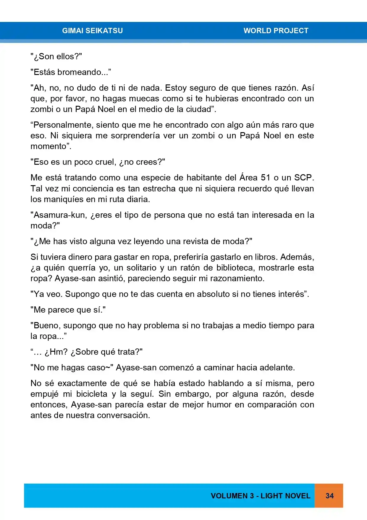 Gimai Seikatsu (Novela) - Capítulo 24 - Página 29 - LectorTMOo