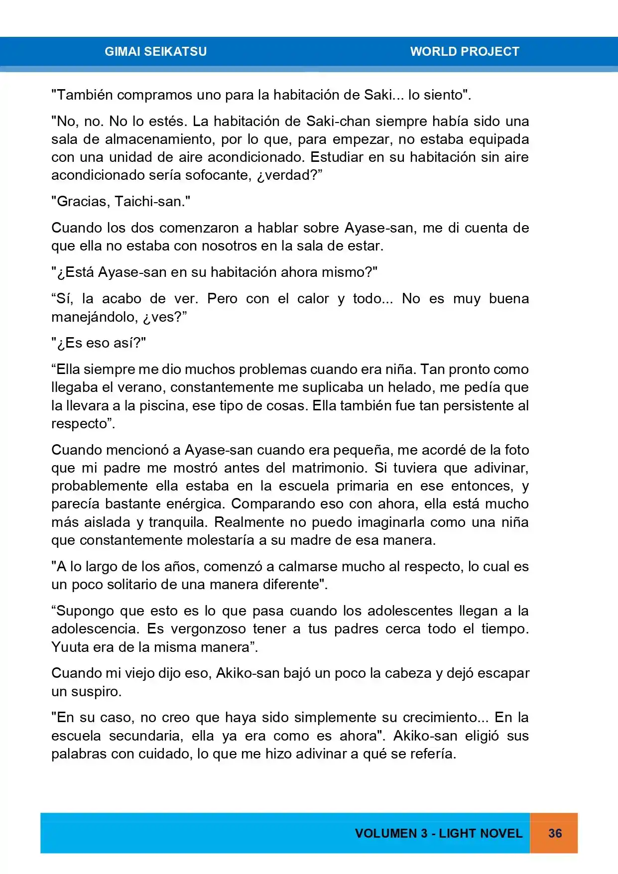 Gimai Seikatsu (Novela) - Capítulo 25 - Página 2 - LectorTMOo