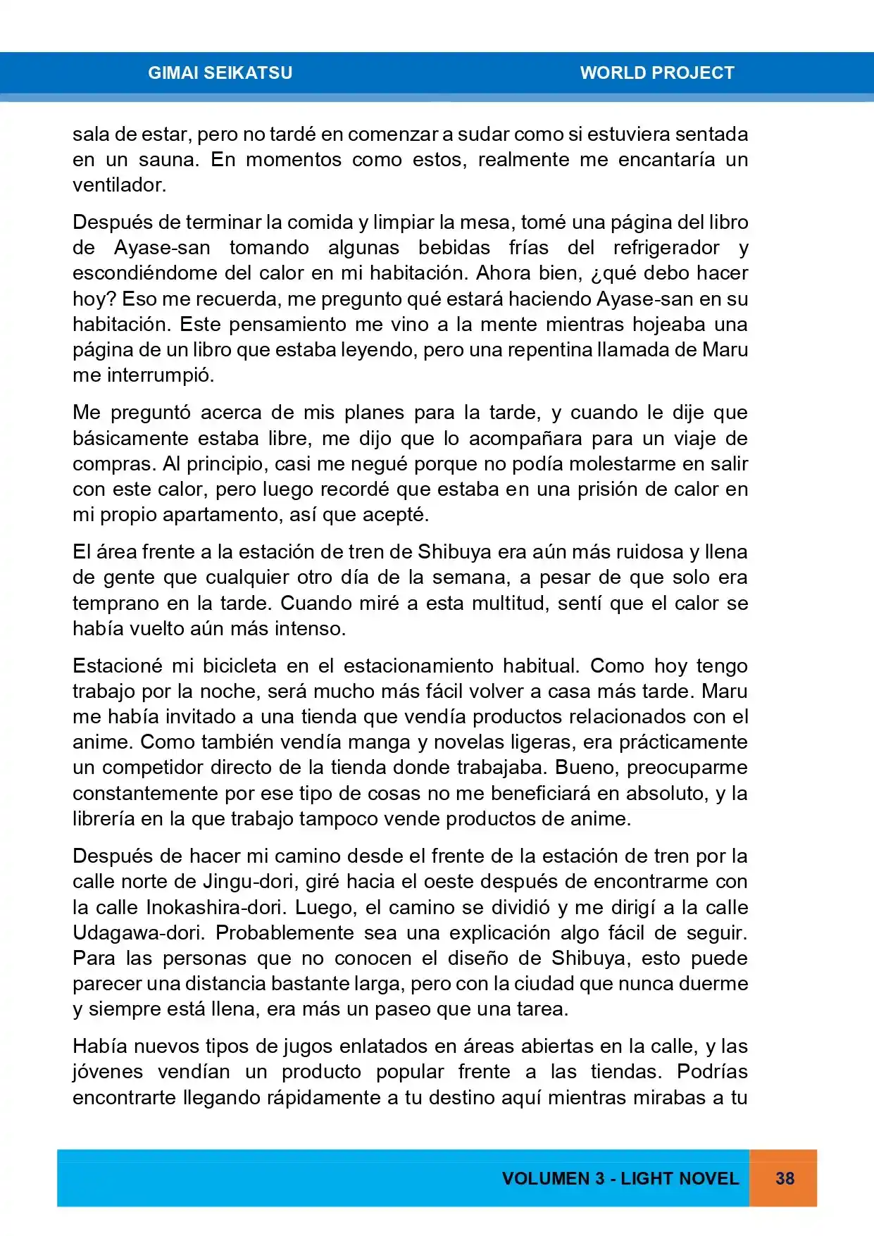 Gimai Seikatsu (Novela) - Capítulo 25 - Página 4 - LectorTMOo