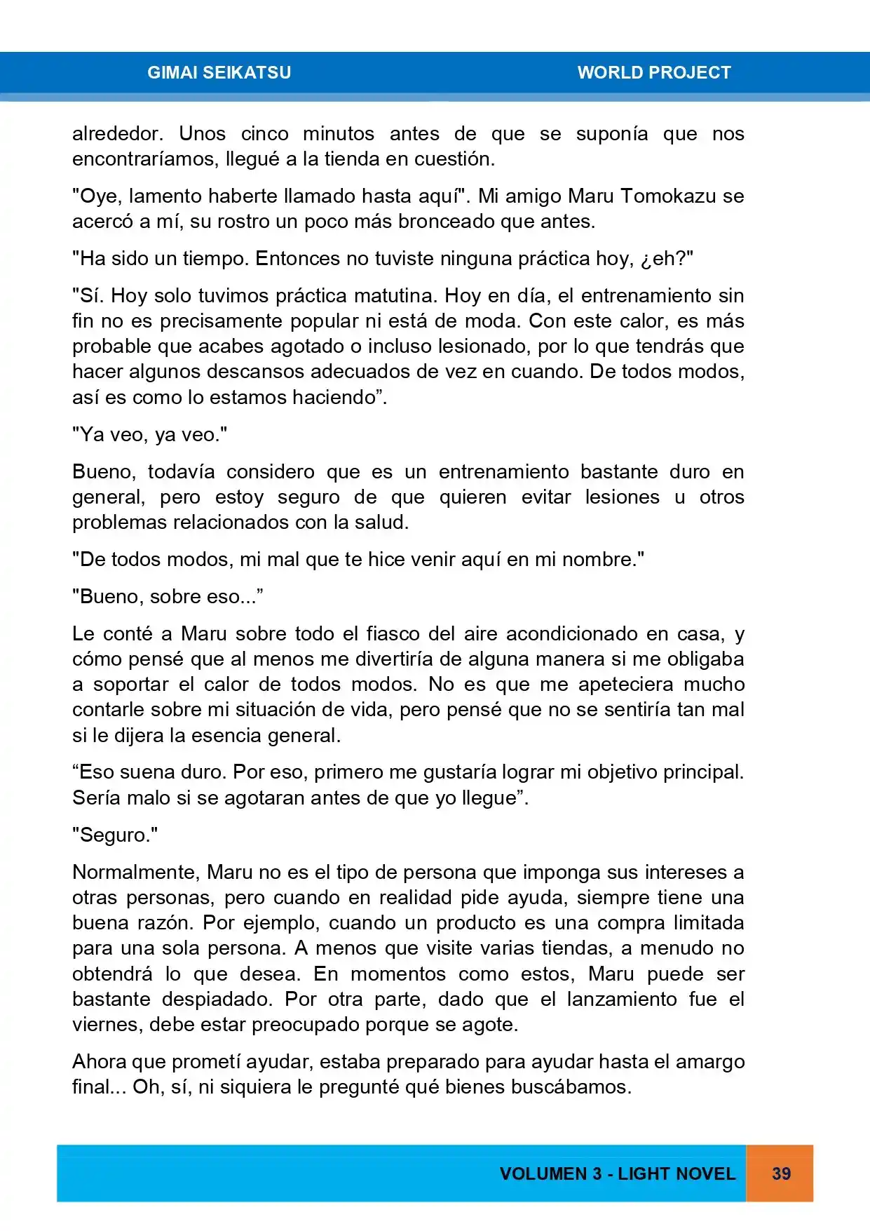 Gimai Seikatsu (Novela) - Capítulo 25 - Página 5 - LectorTMOo