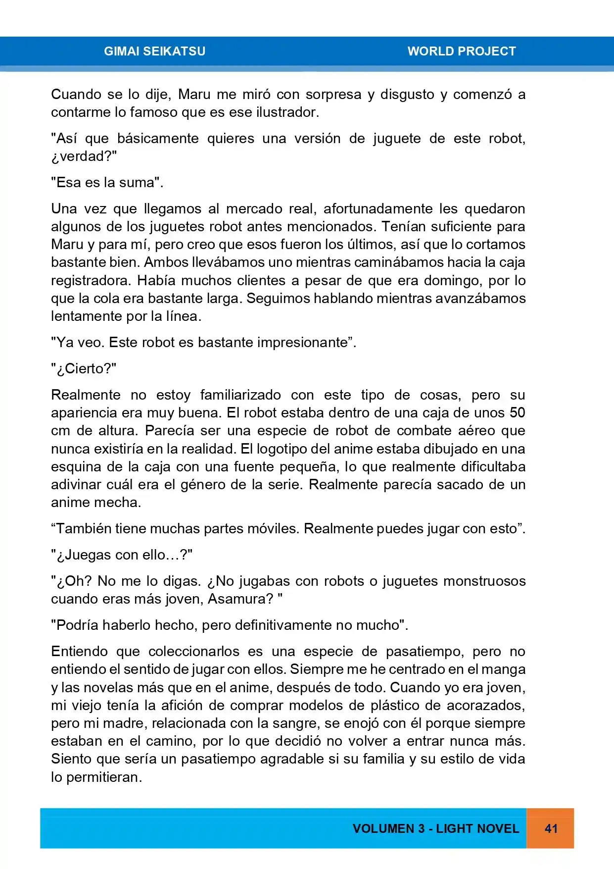 Gimai Seikatsu (Novela) - Capítulo 25 - Página 7 - LectorTMOo