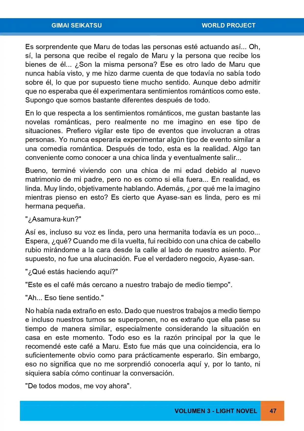 Gimai Seikatsu (Novela) - Capítulo 25 - Página 13 - LectorTMOo