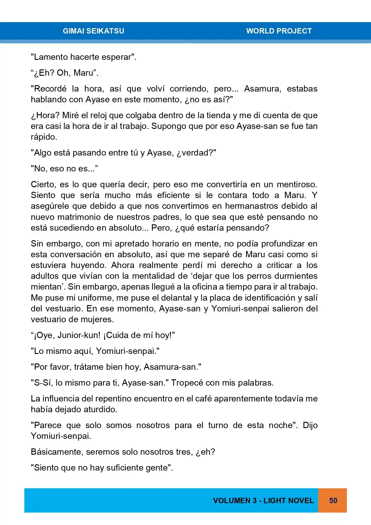 Gimai Seikatsu (Novela) - Capítulo 25 - Página 16 - LectorTMOo