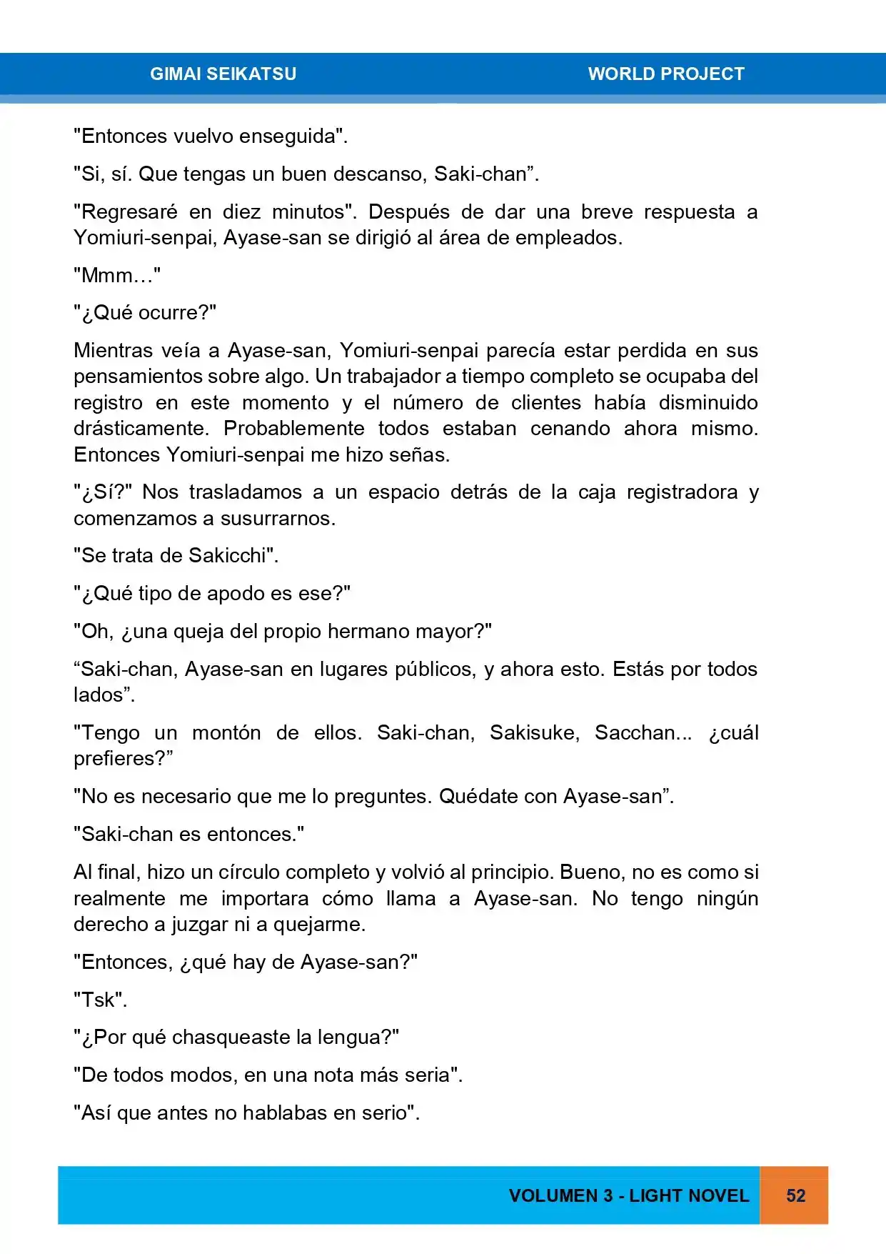 Gimai Seikatsu (Novela) - Capítulo 25 - Página 18 - LectorTMOo