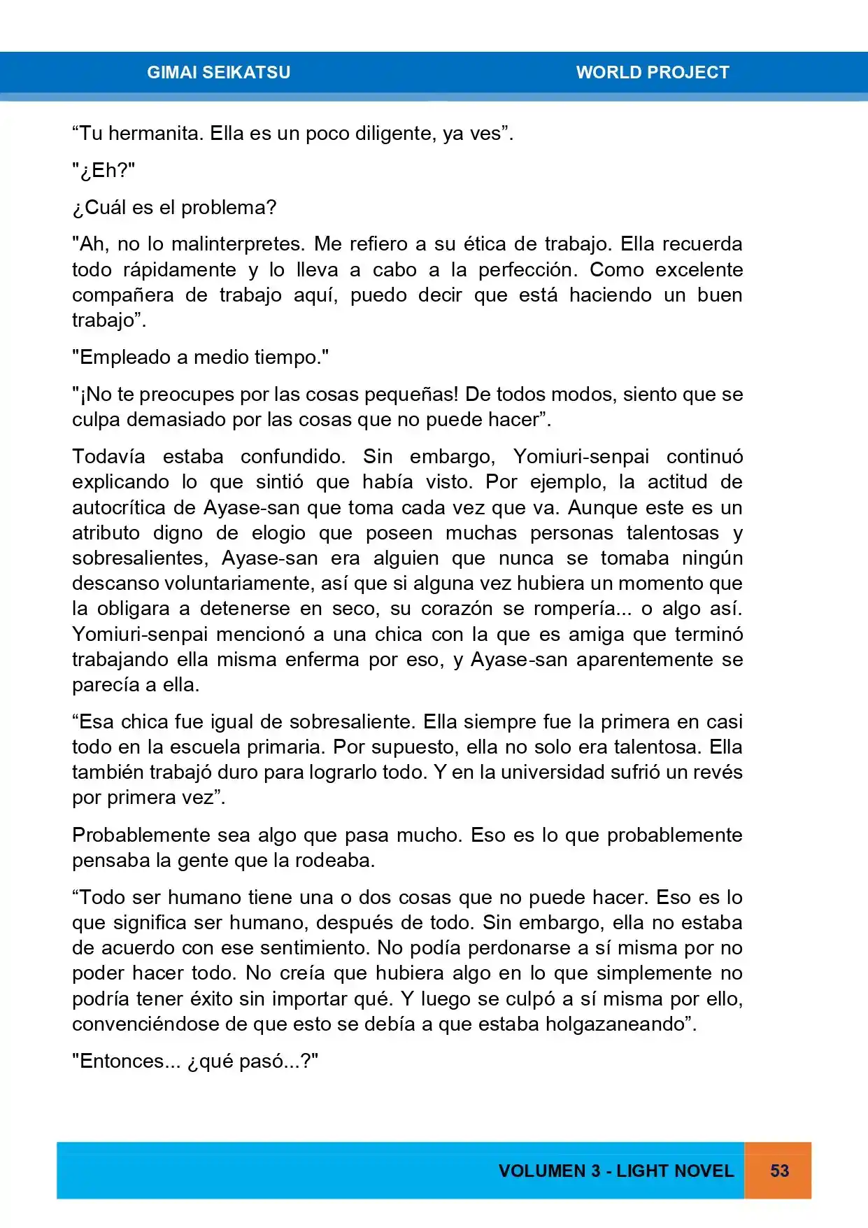 Gimai Seikatsu (Novela) - Capítulo 25 - Página 19 - LectorTMOo