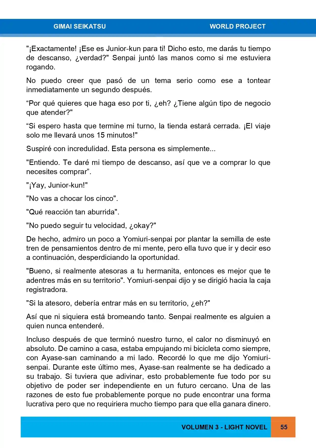 Gimai Seikatsu (Novela) - Capítulo 25 - Página 21 - LectorTMOo